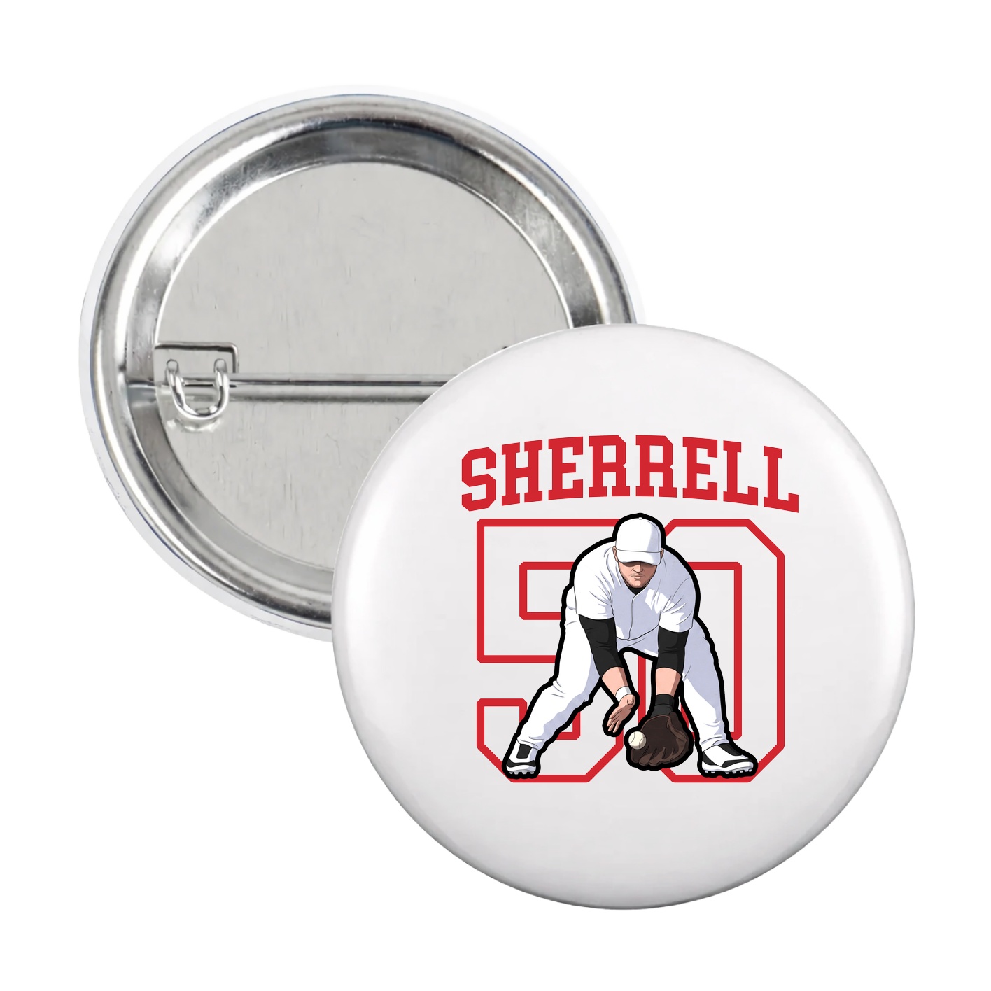 Game Day Button — Shirsey in White
