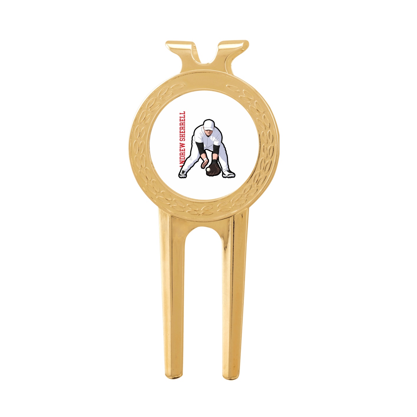 Divot Tool with Ball Marker — Name Vertical in Classic