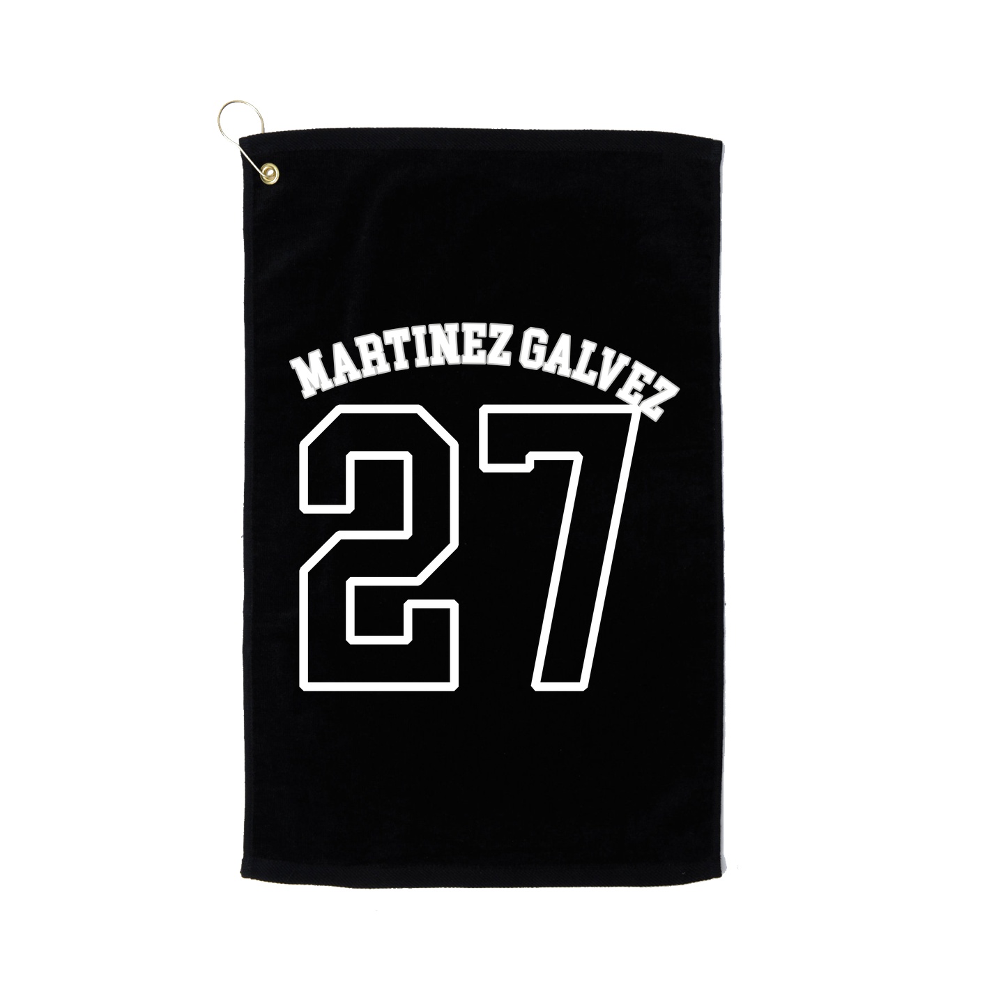 Golf Towel — Shirsey Arch in Black