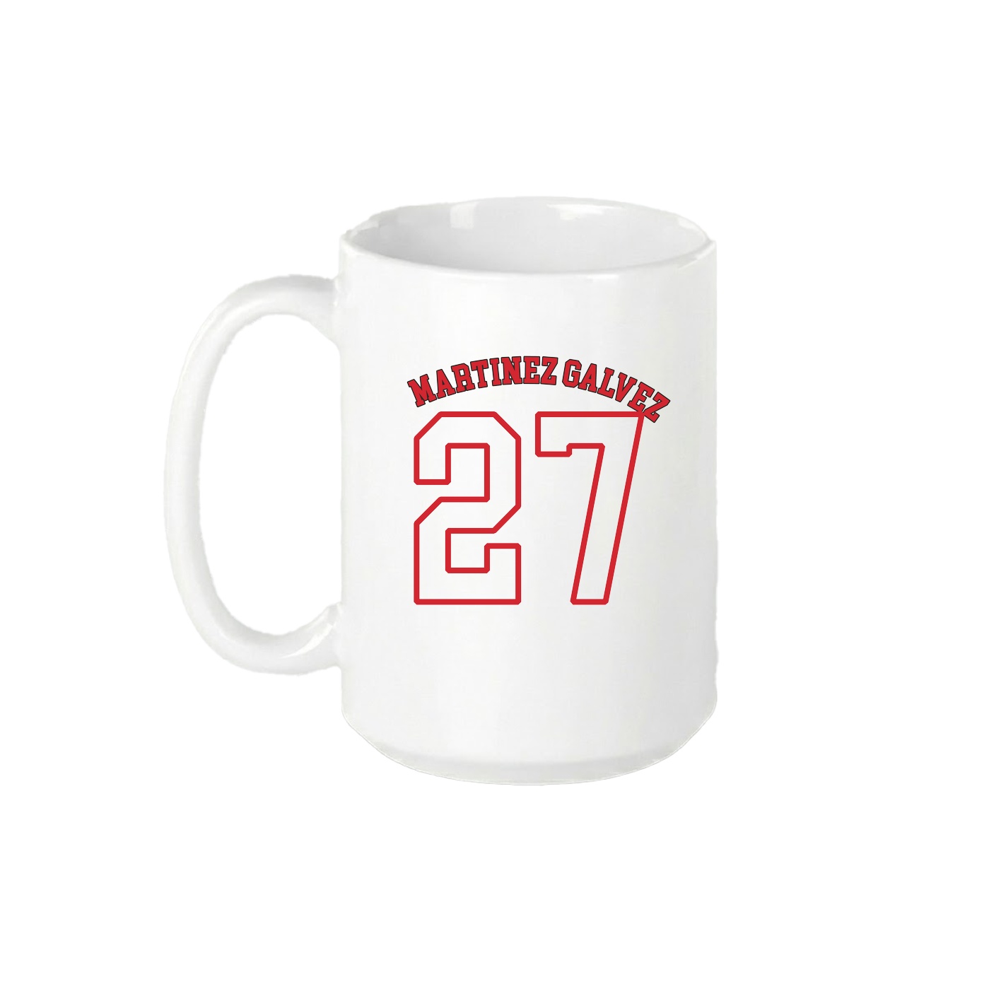 15oz Coffee Mug — Shirsey Arch in White