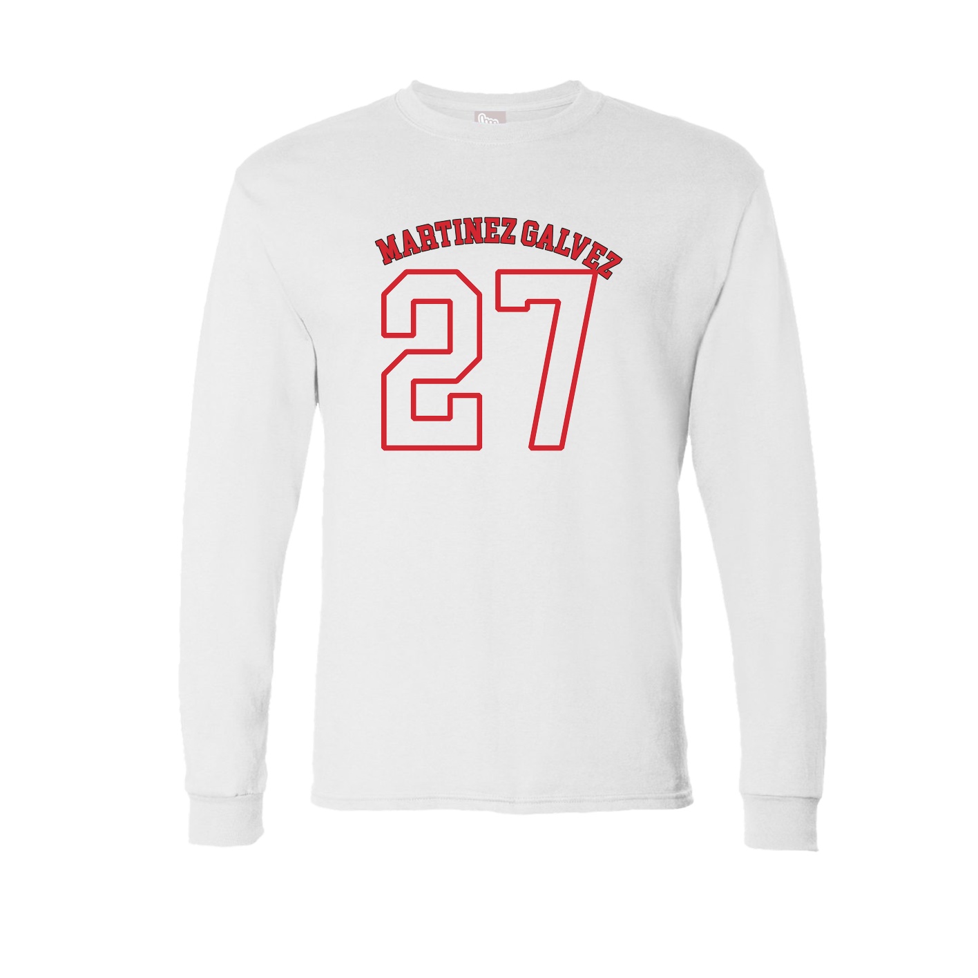 Long Sleeve Tee — Shirsey Arch in White