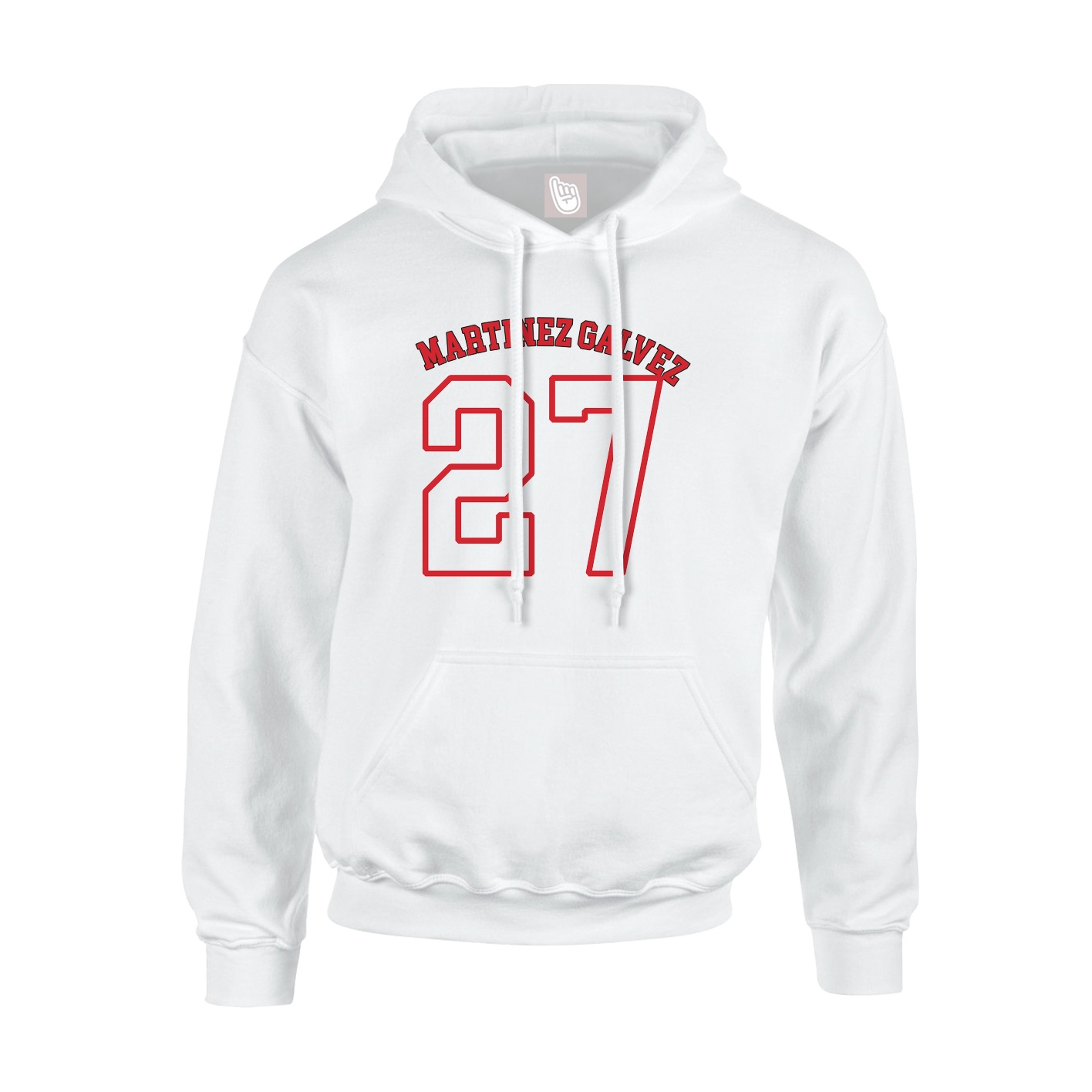 Hoodie — Shirsey Arch in White