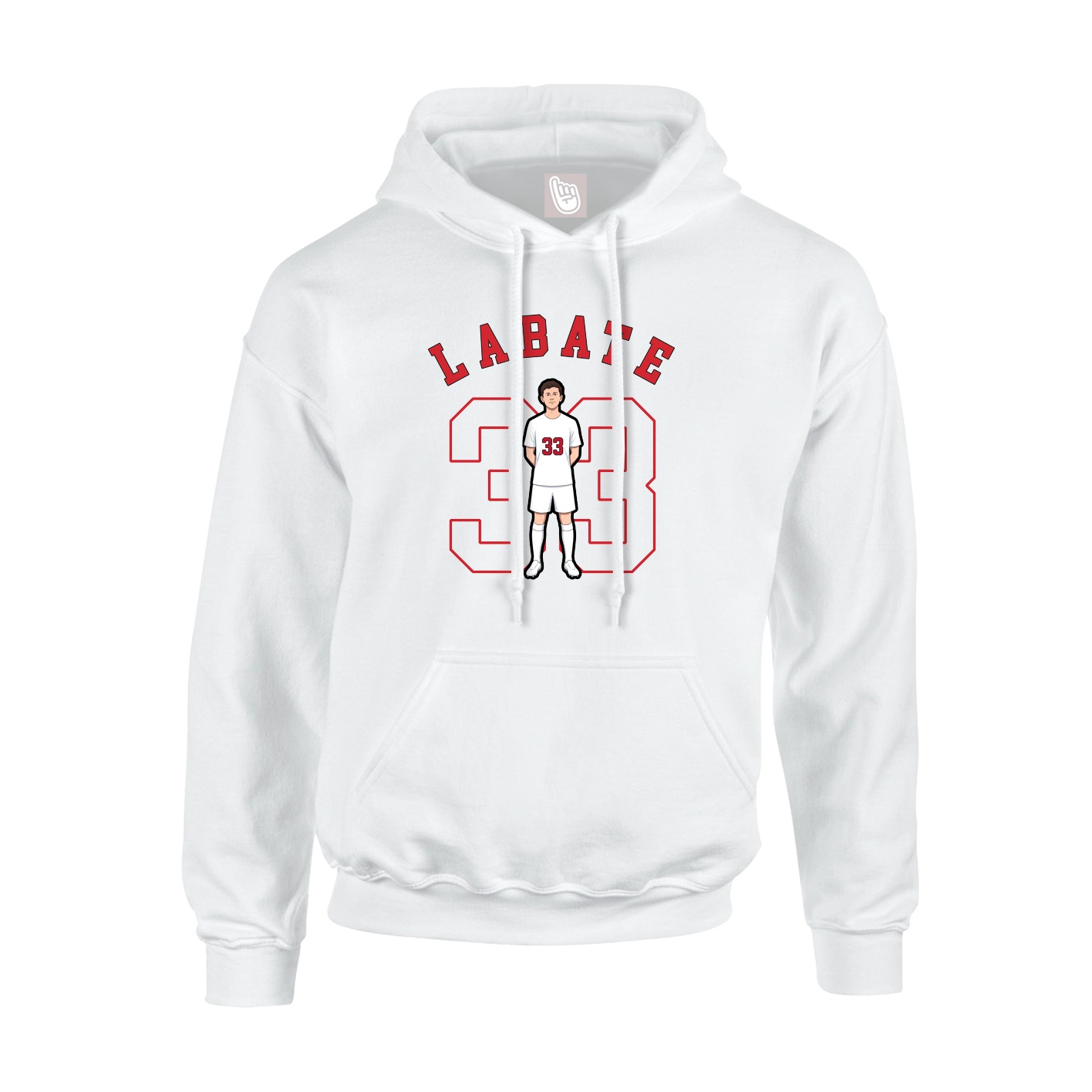Hoodie — Shirsey Arch in White