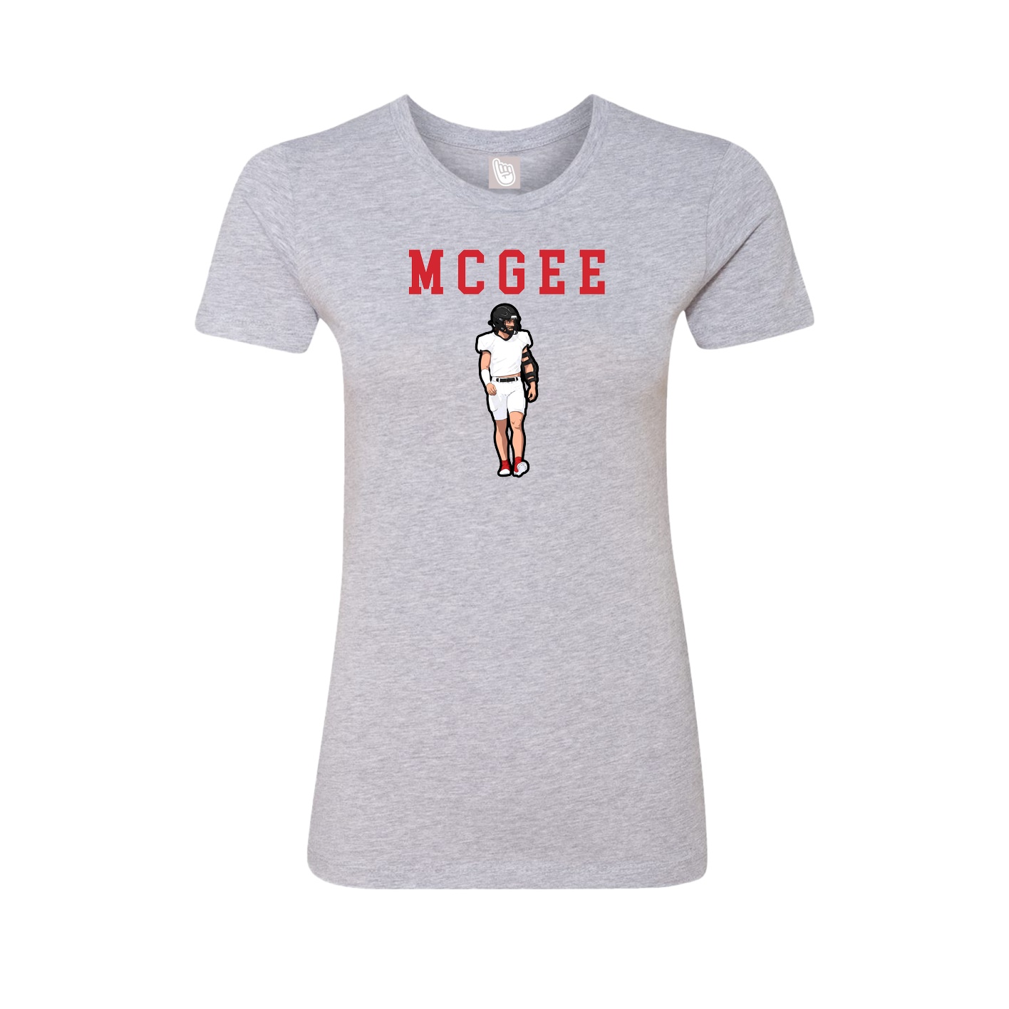 Fitted Women's Tee — Shirsey in Grey