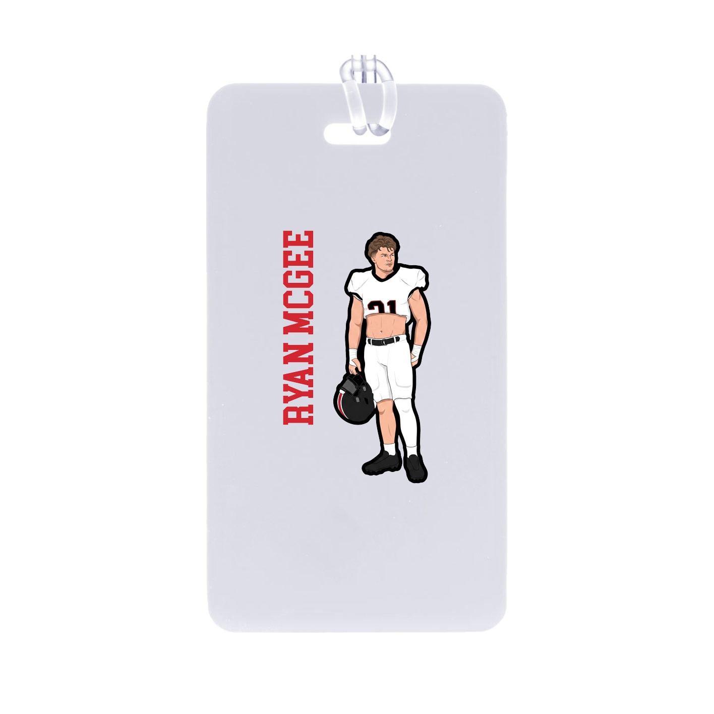 Bag Tag — Name Vertical in Classic