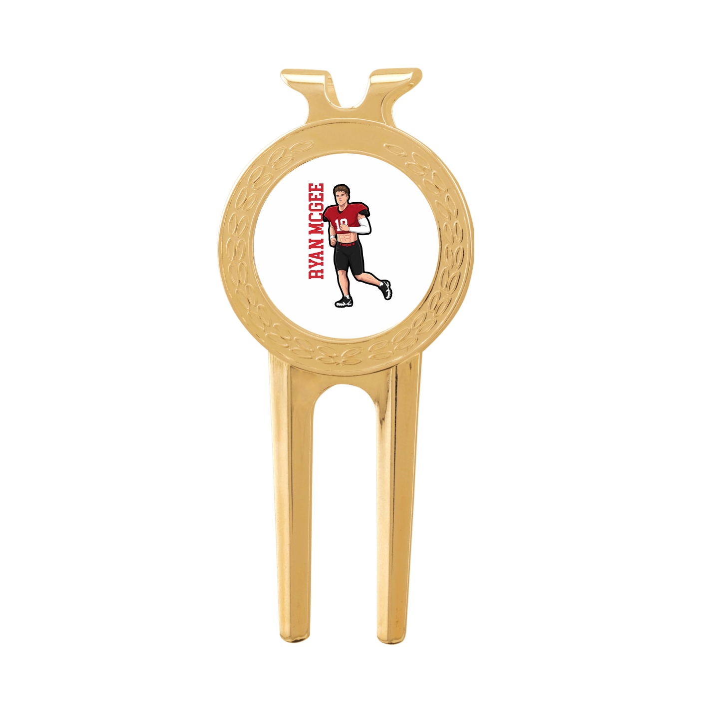 Divot Tool with Ball Marker — Name Vertical in Classic