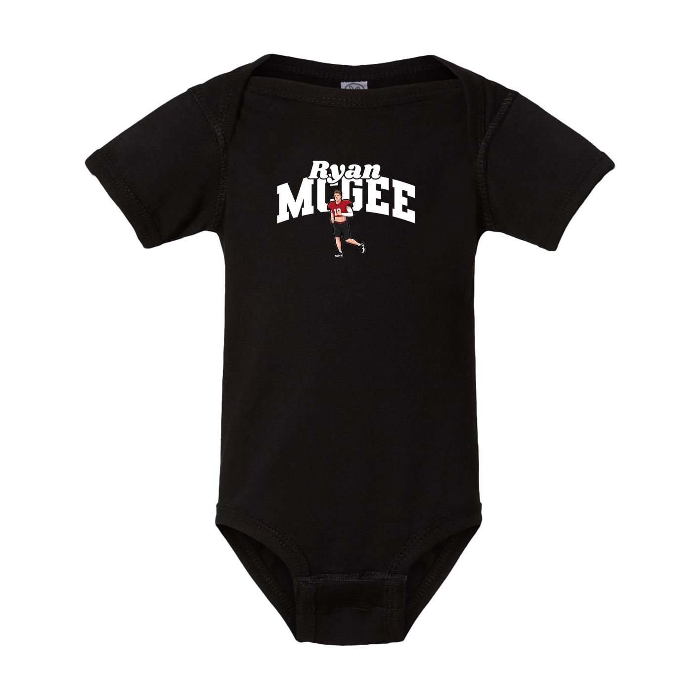 Baby Onesie — Signature Arch in Black
