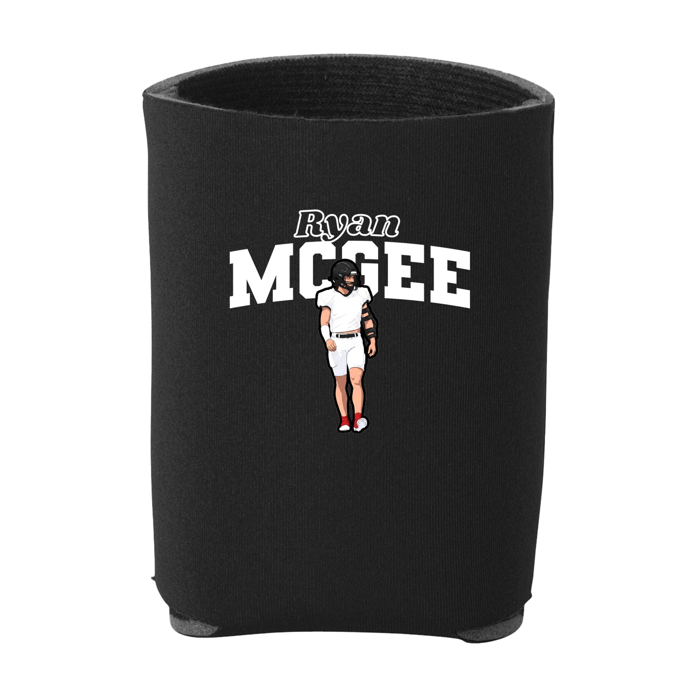 Can Holder — Name Arch in Black