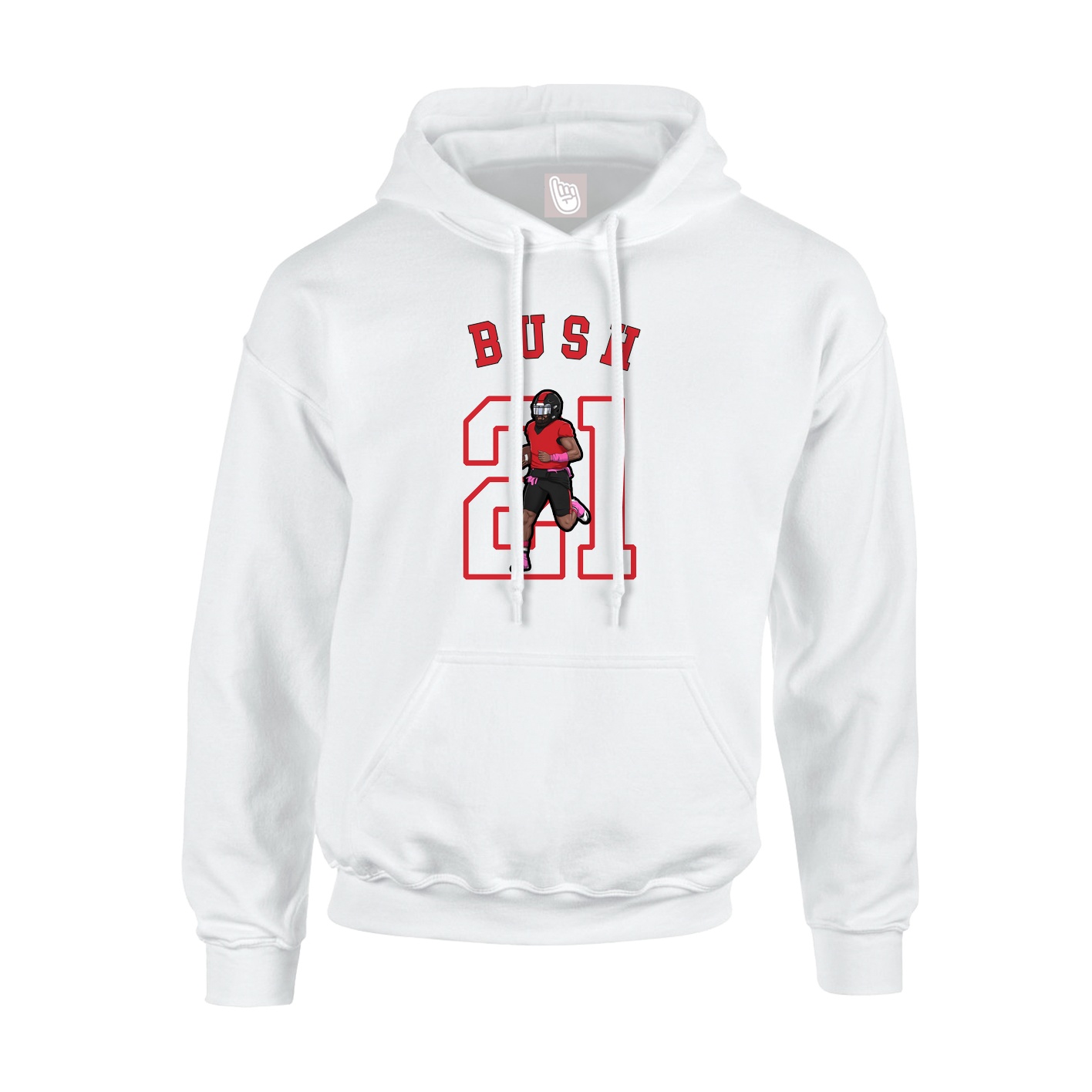 Hoodie — Shirsey Arch in White