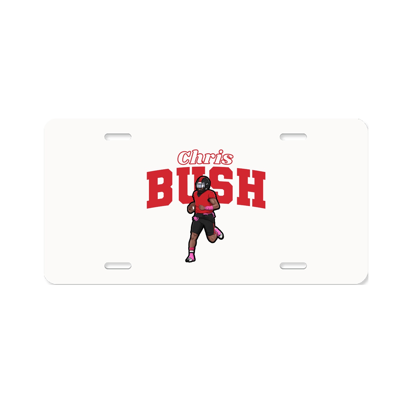 License Plate — Name Arch in Classic