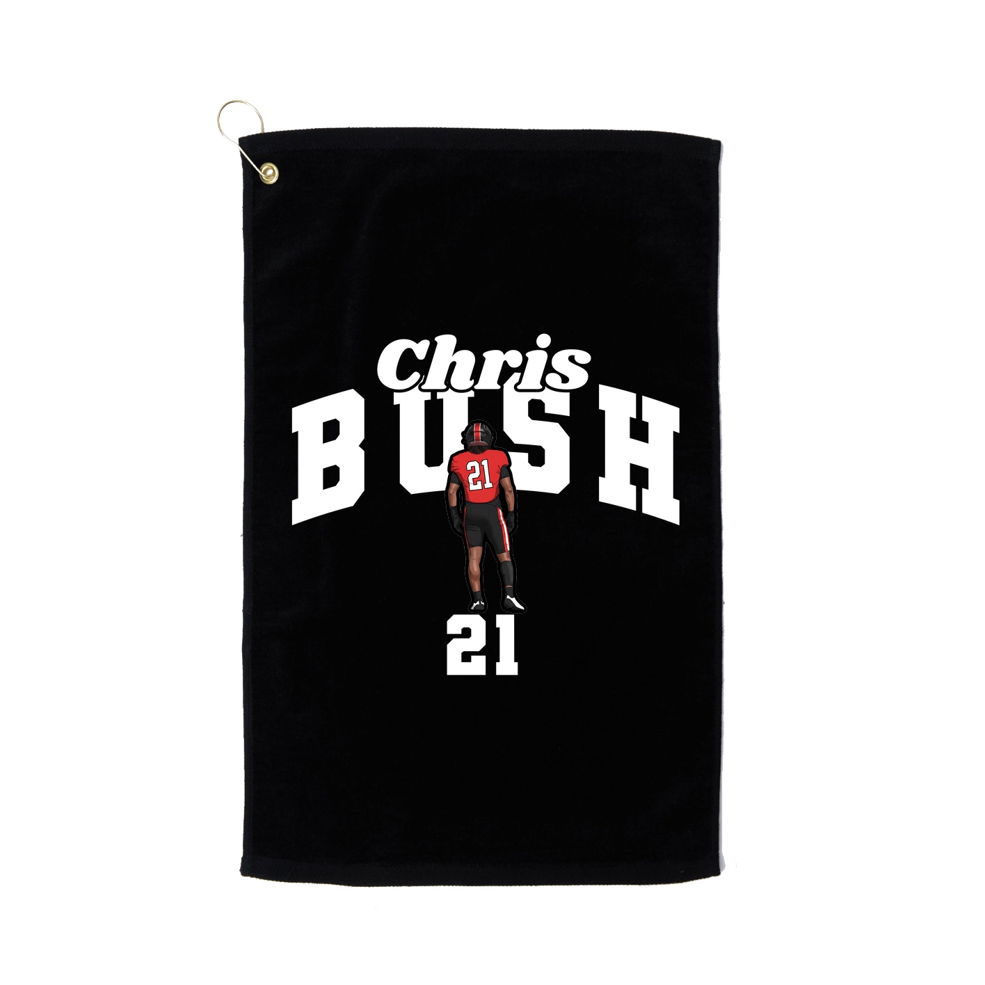 Golf Towel — Signature Arch in Black