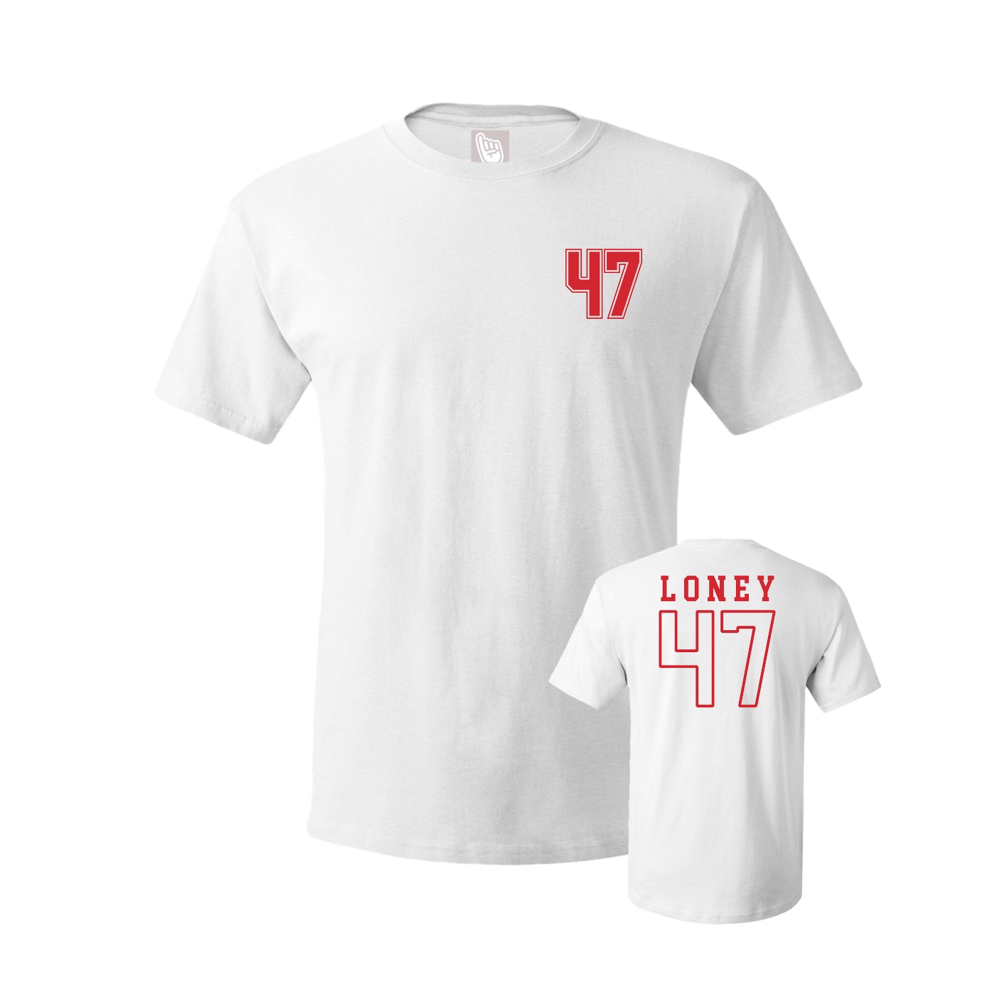 Tee — Chest Back in White