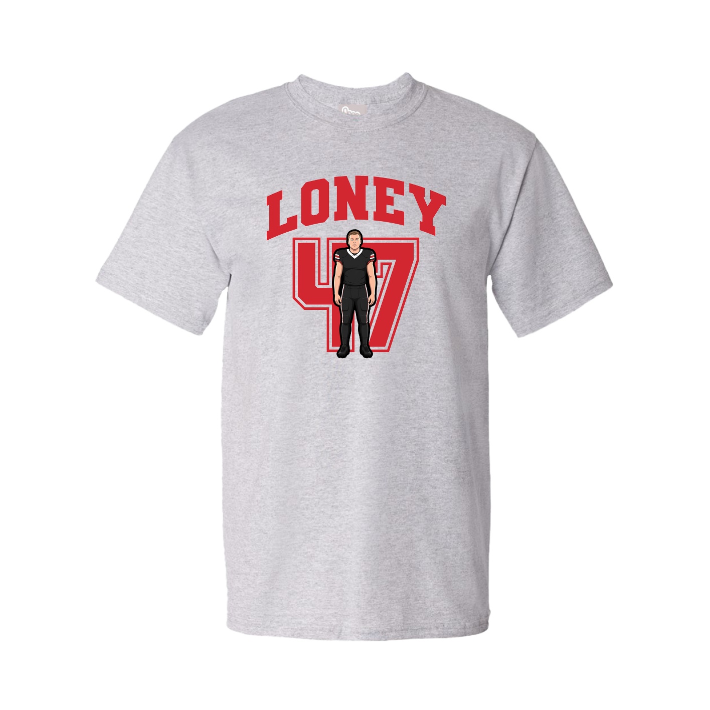 Tee — Number in Grey