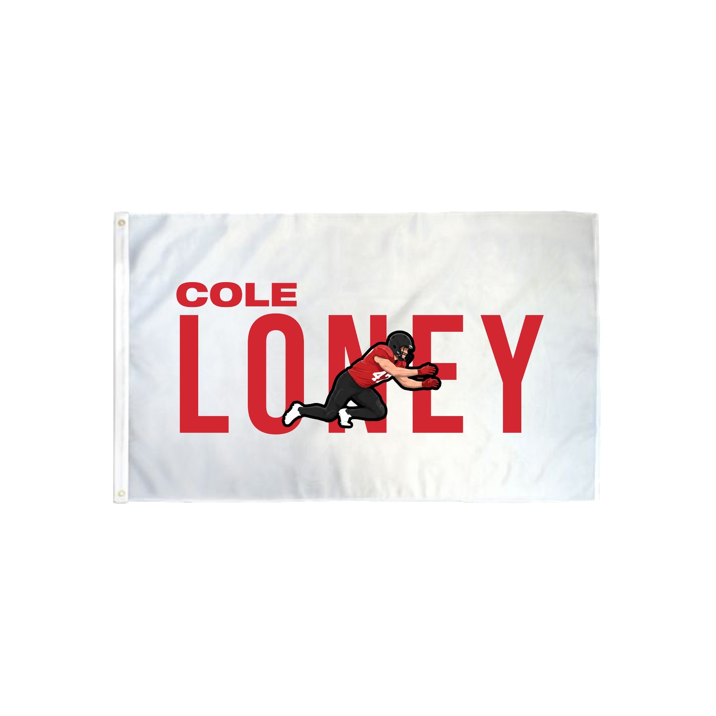 3x5 Flag — Player Name in Classic