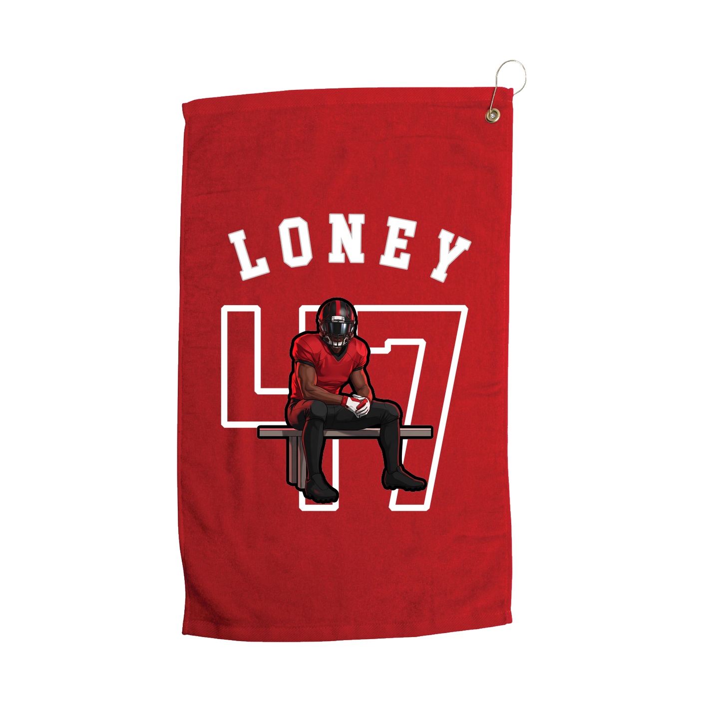 Golf Towel — Shirsey Arch in Red