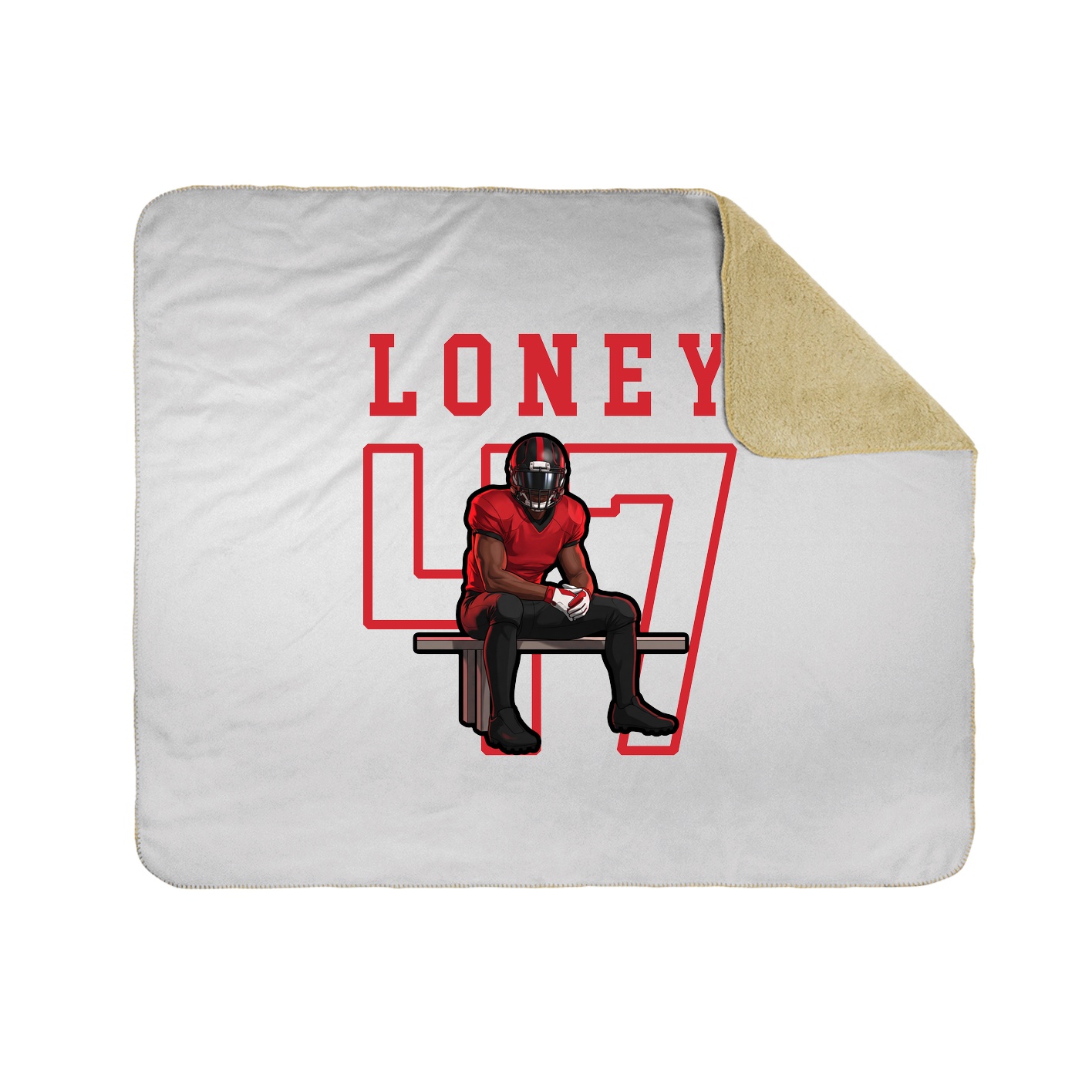 Throw Blanket — Shirsey in White