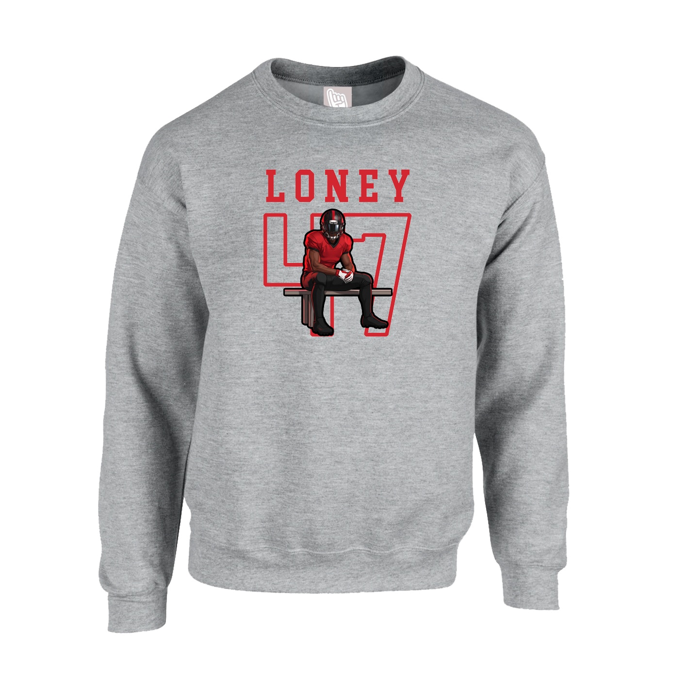 Fleece Crew — Shirsey in Grey