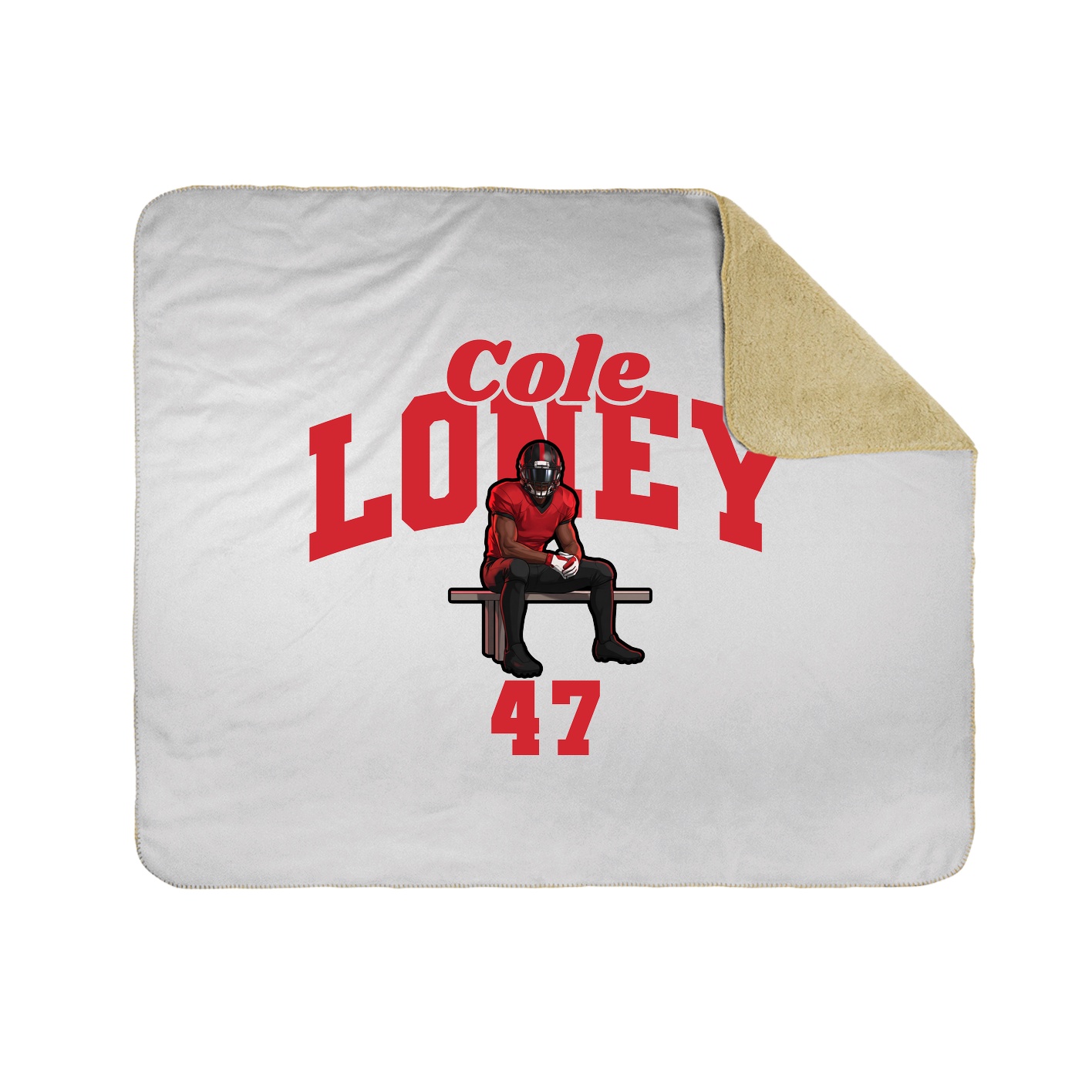 Throw Blanket — Signature Arch in White