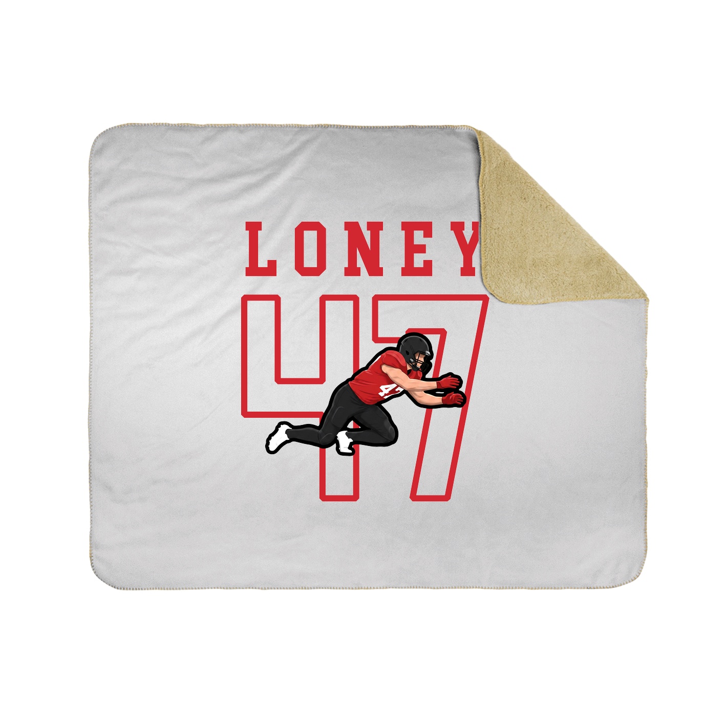 Throw Blanket — Shirsey in White
