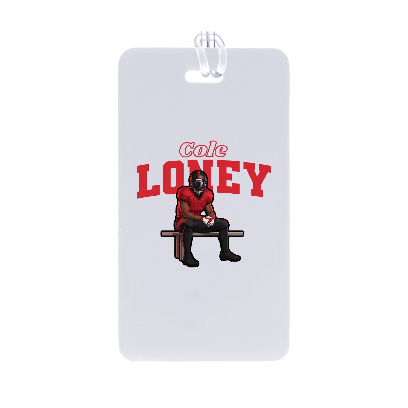 Bag Tag — Name Arch in Classic