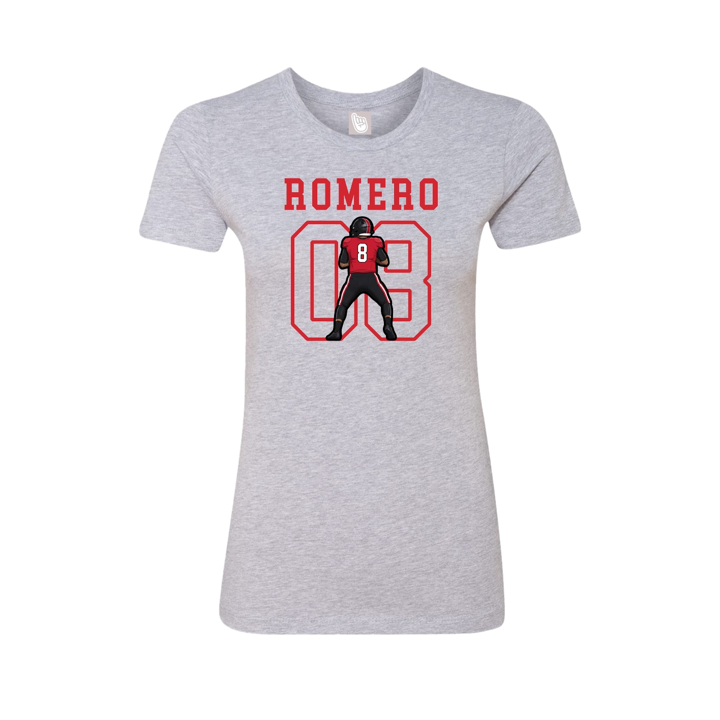 Fitted Women's Tee — Shirsey in Grey