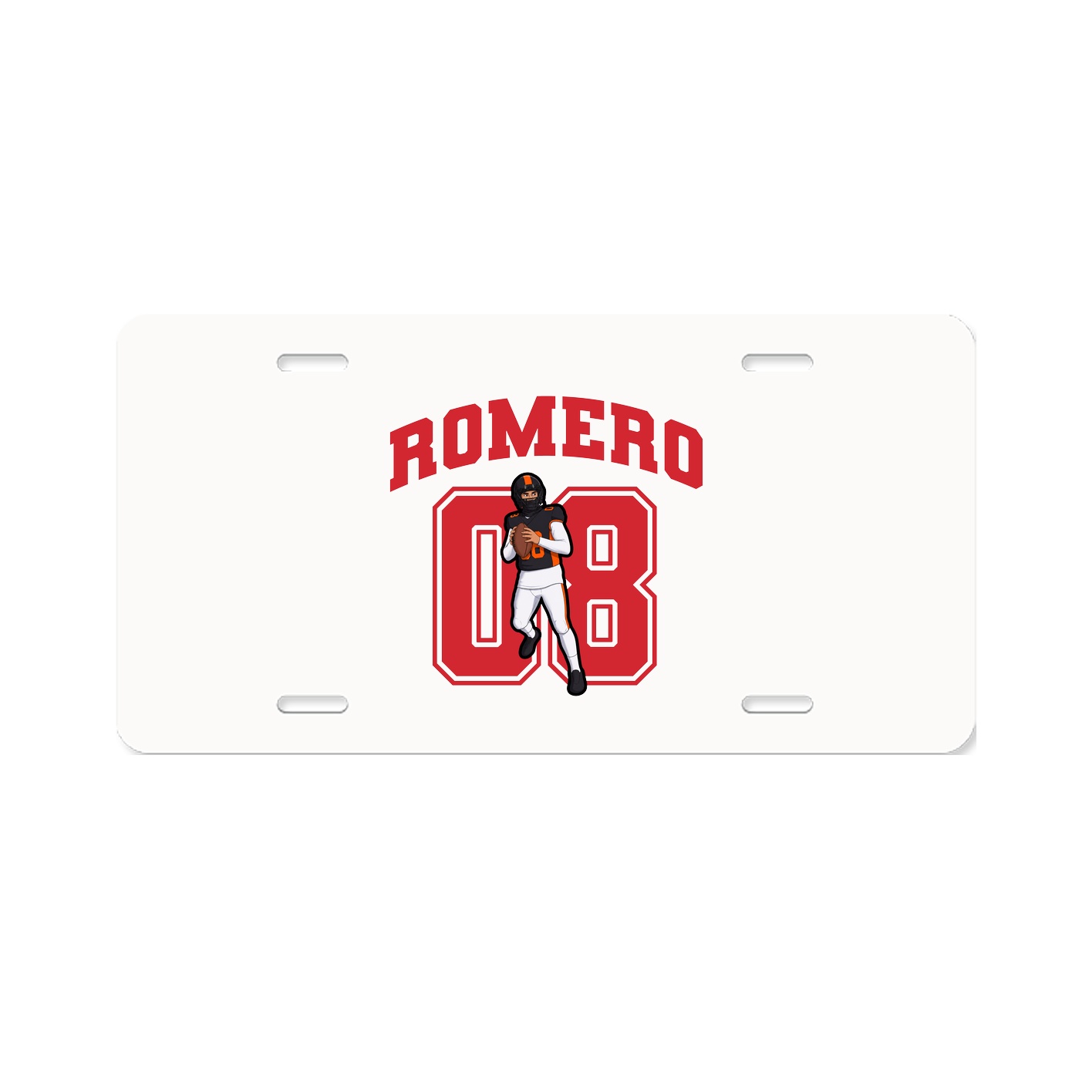 License Plate — Number in Classic