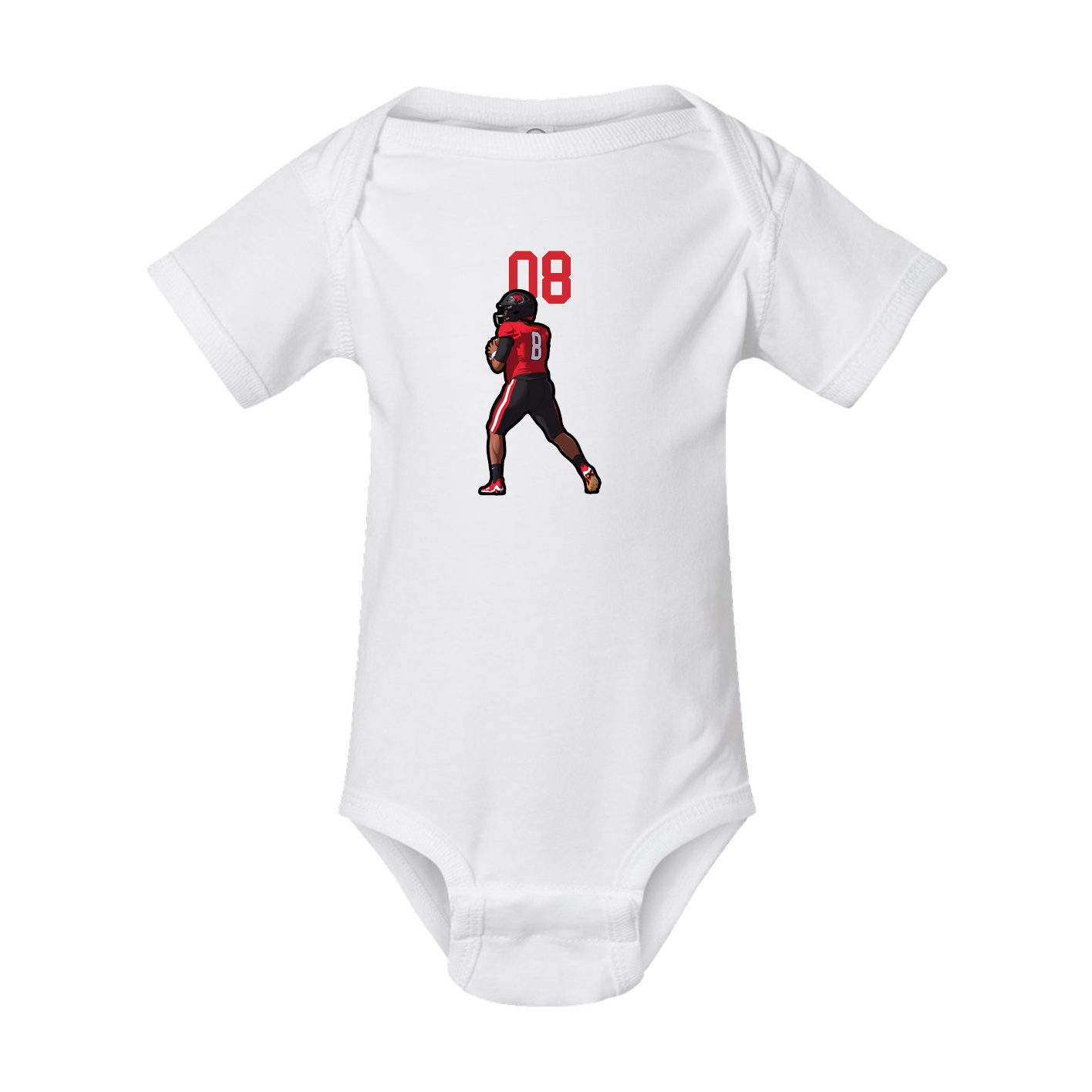Baby Onesie — Number Top in White