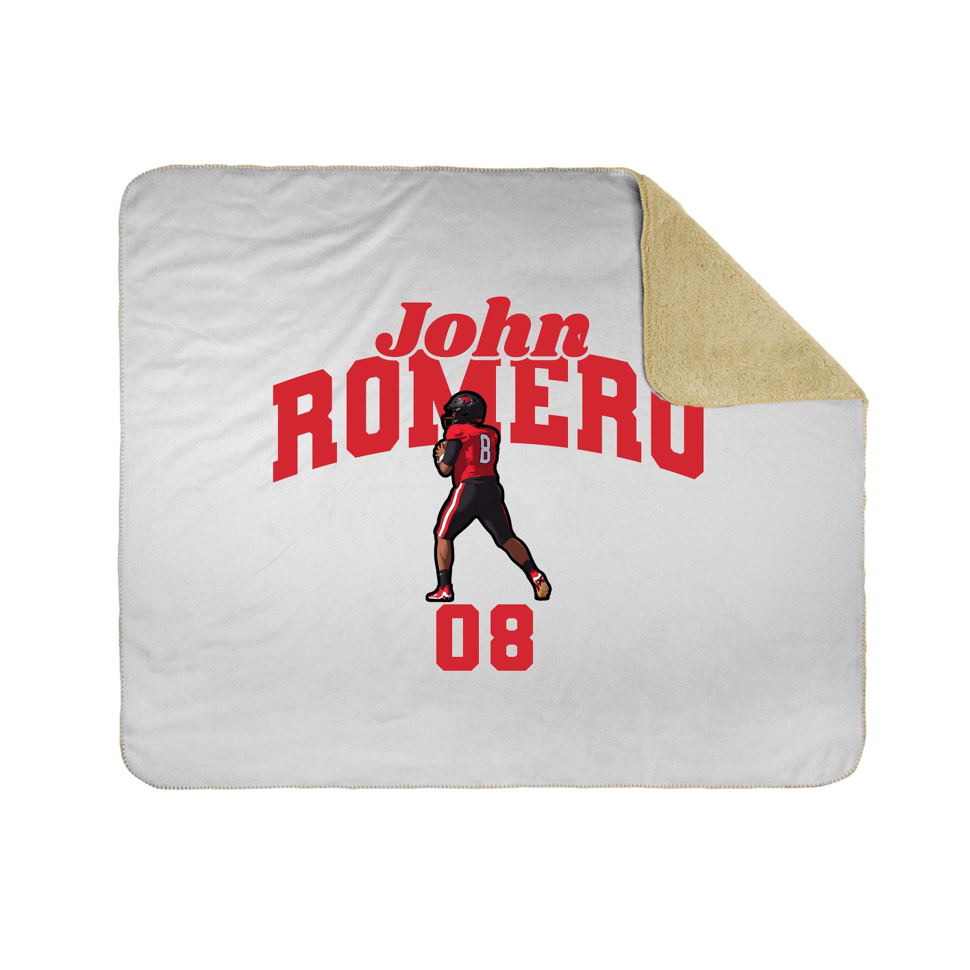 Throw Blanket — Signature Arch in White