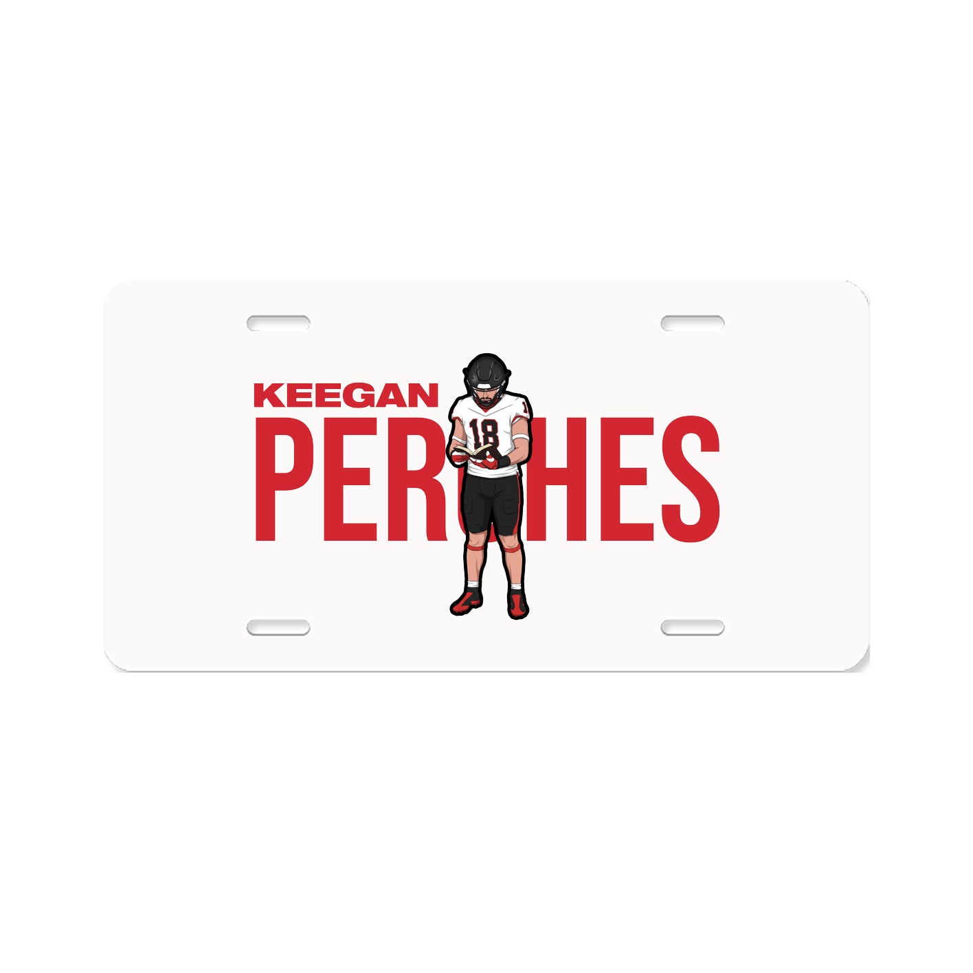License Plate — Player Name in Classic