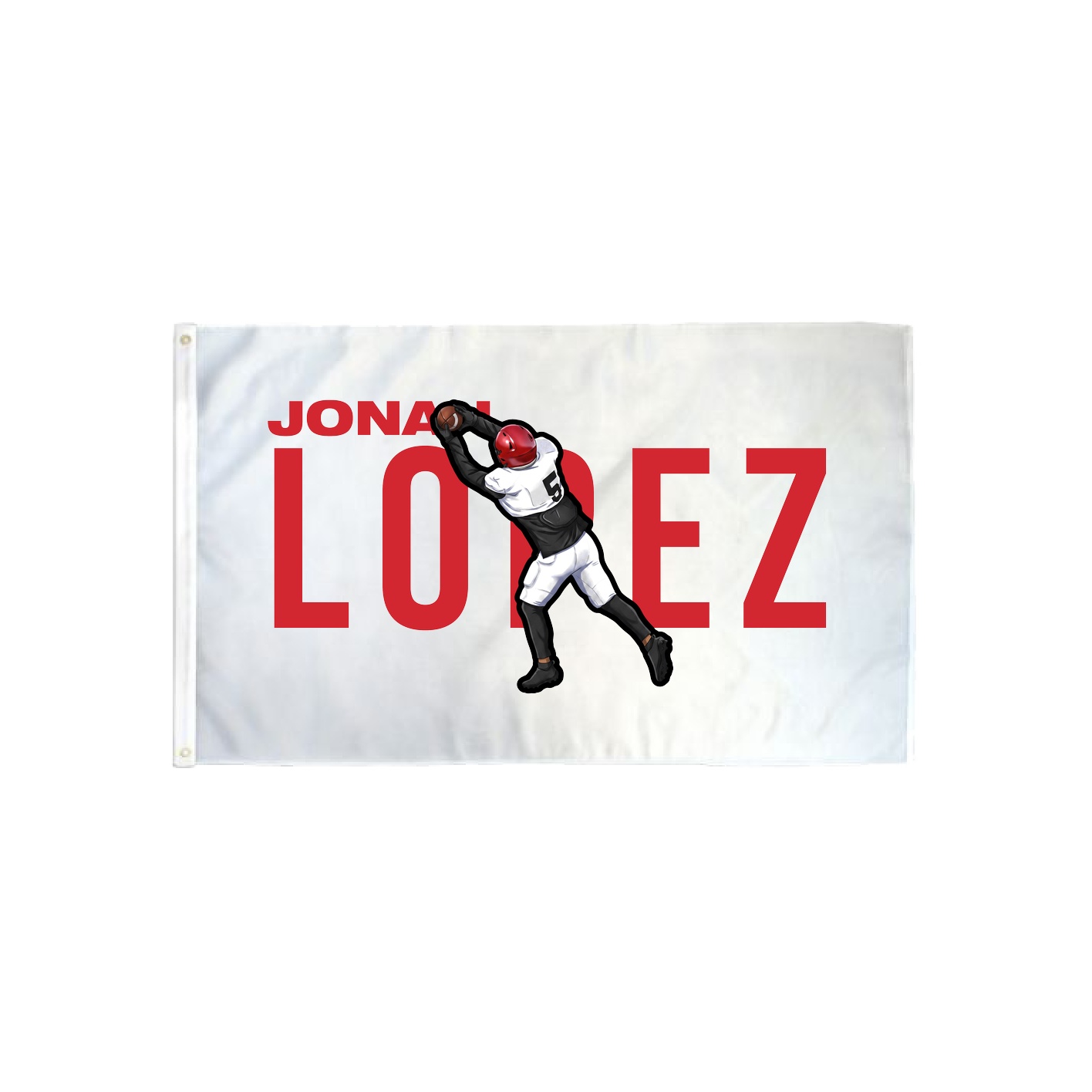 3x5 Flag — Player Name in Classic