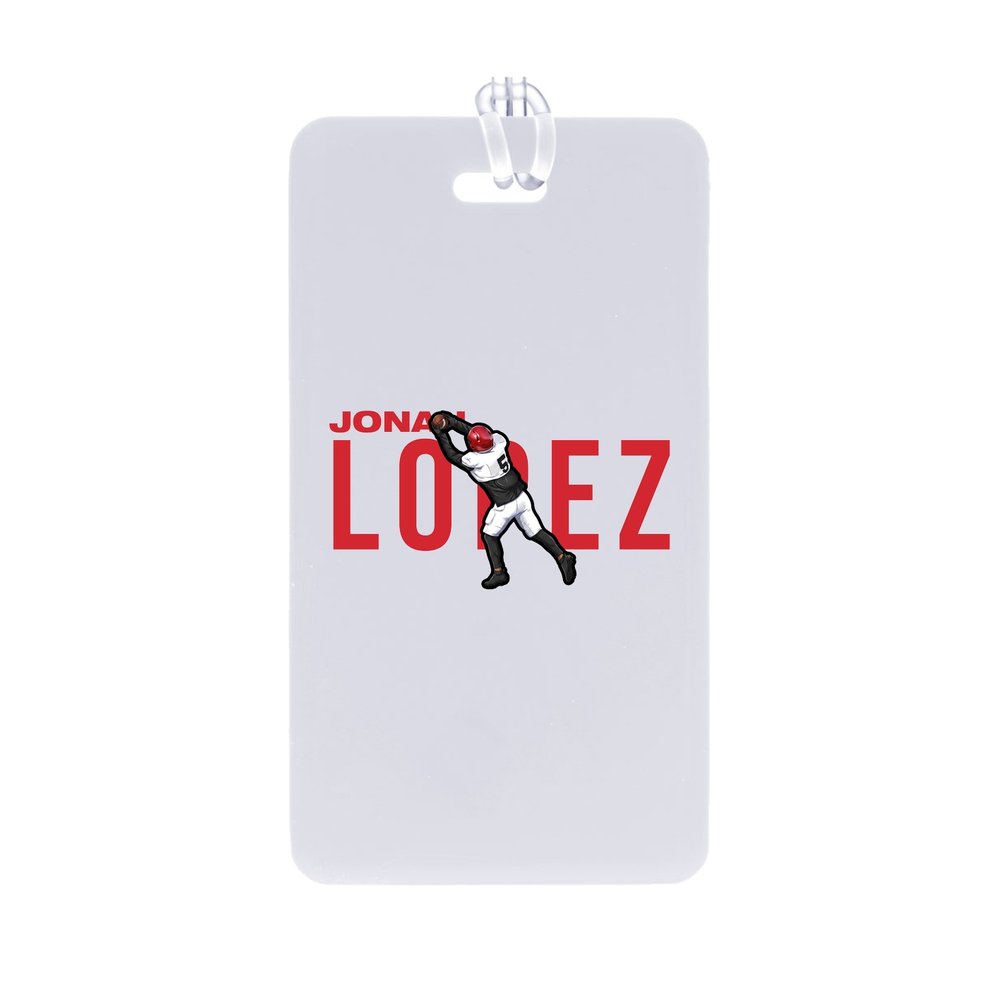 Bag Tag — Player Name in Classic