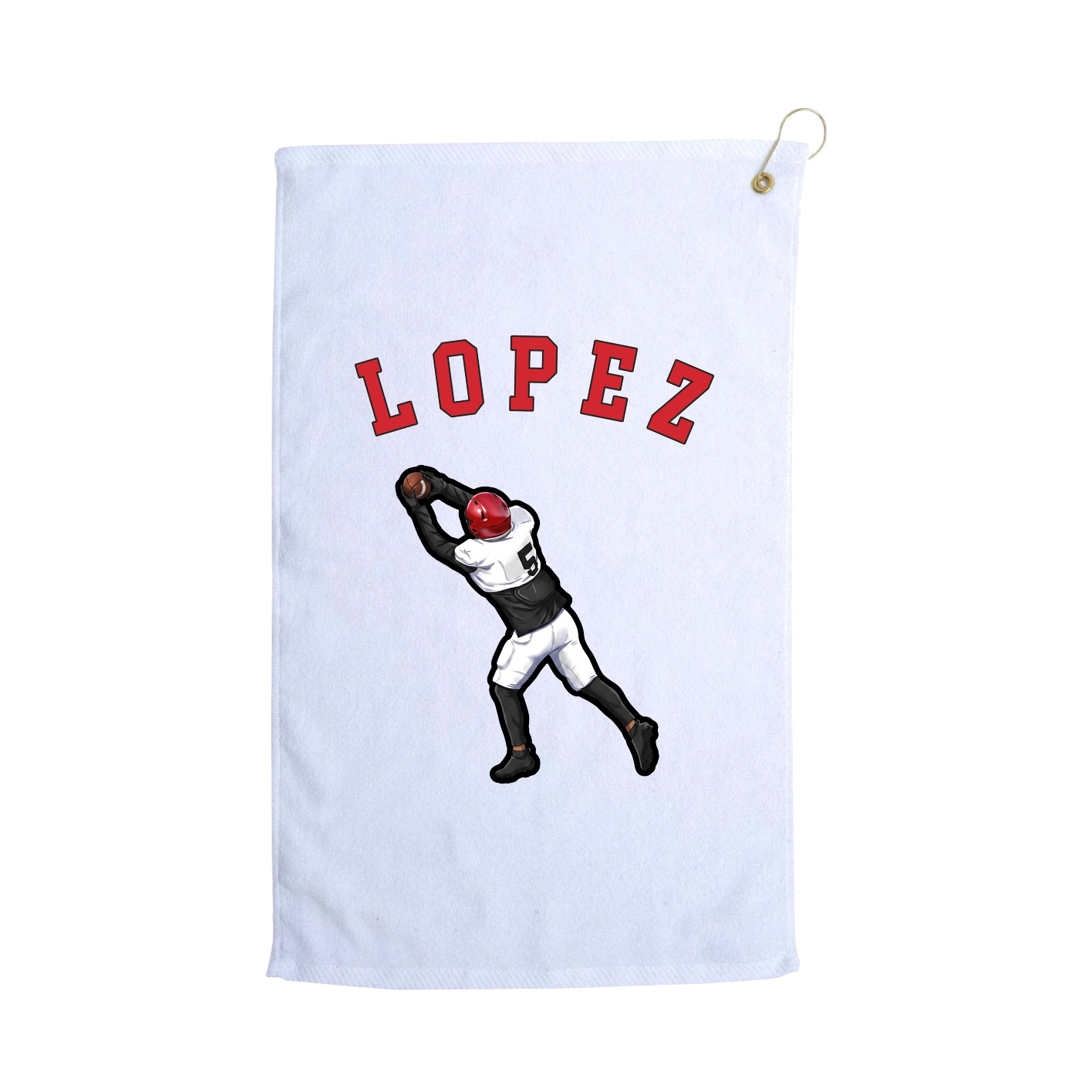 Golf Towel — Shirsey Arch in White
