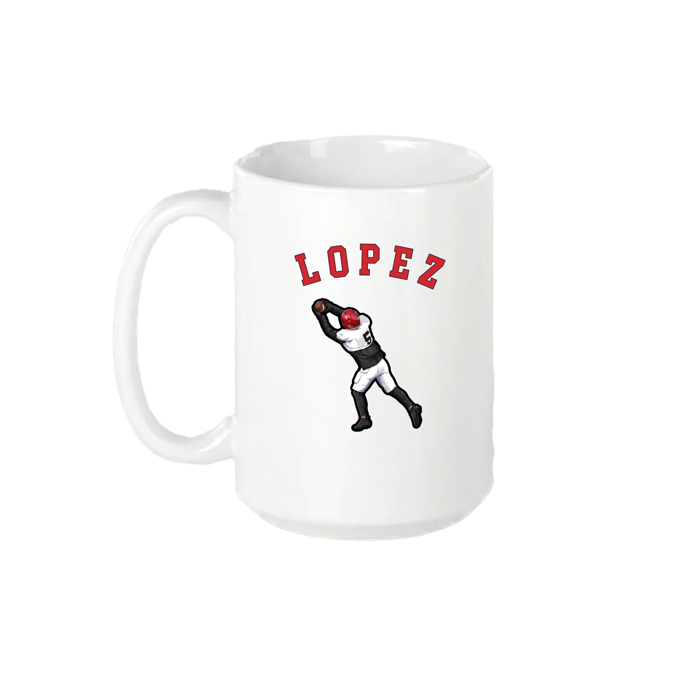 15oz Coffee Mug — Shirsey Arch in White