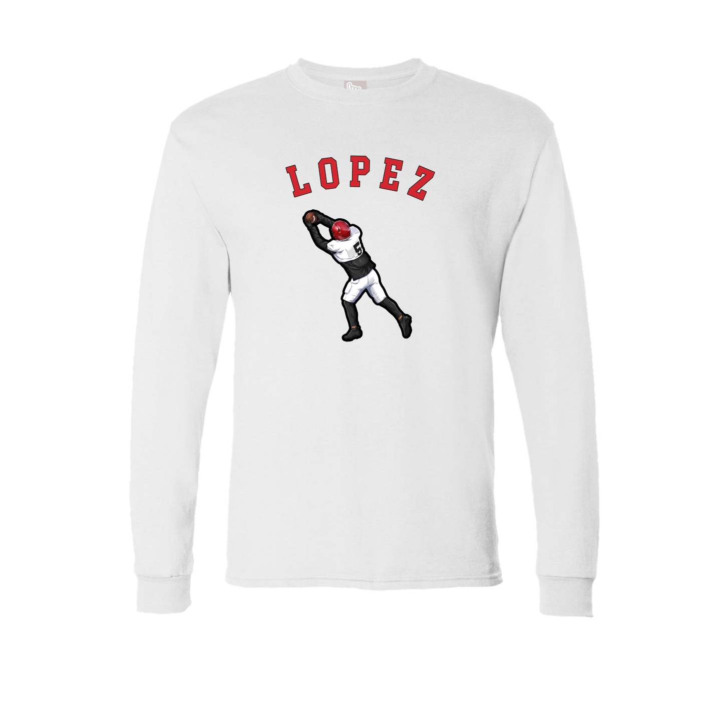 Long Sleeve Tee — Shirsey Arch in White
