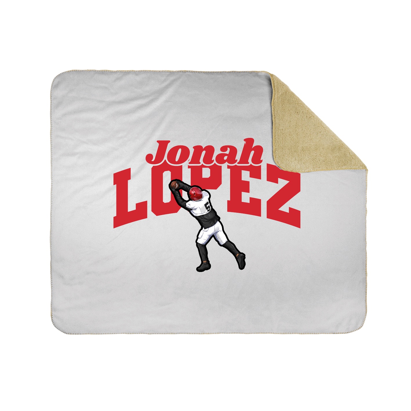 Throw Blanket — Signature Arch in White
