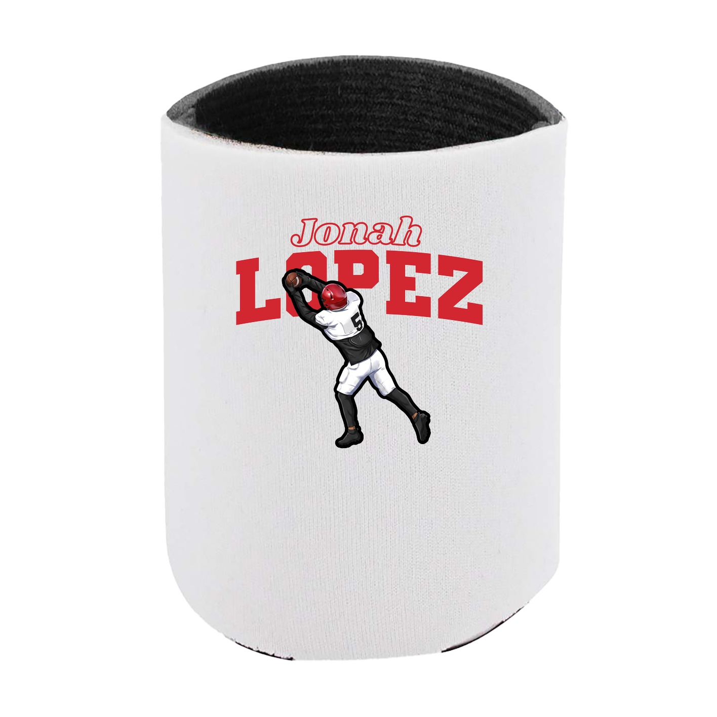 Can Holder — Name Arch in White
