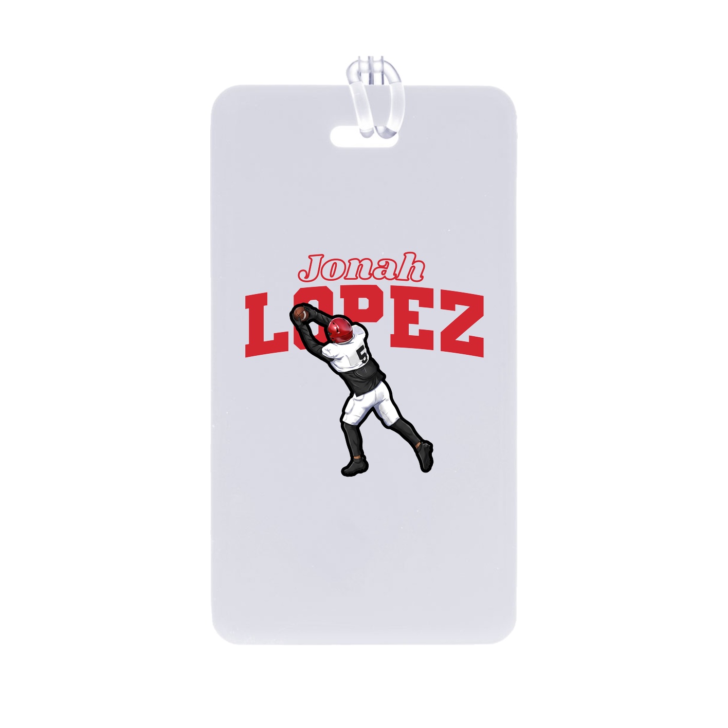 Bag Tag — Name Arch in Classic