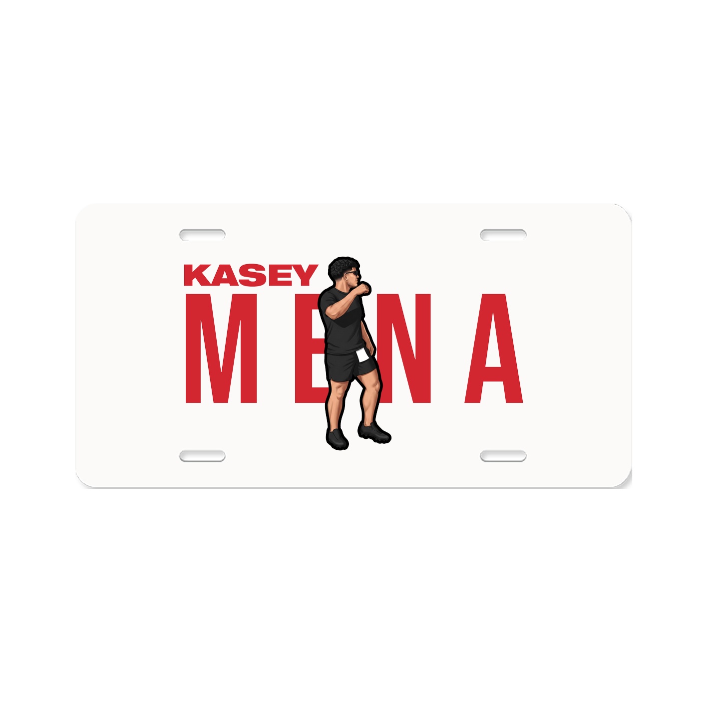 License Plate — Player Name in Classic