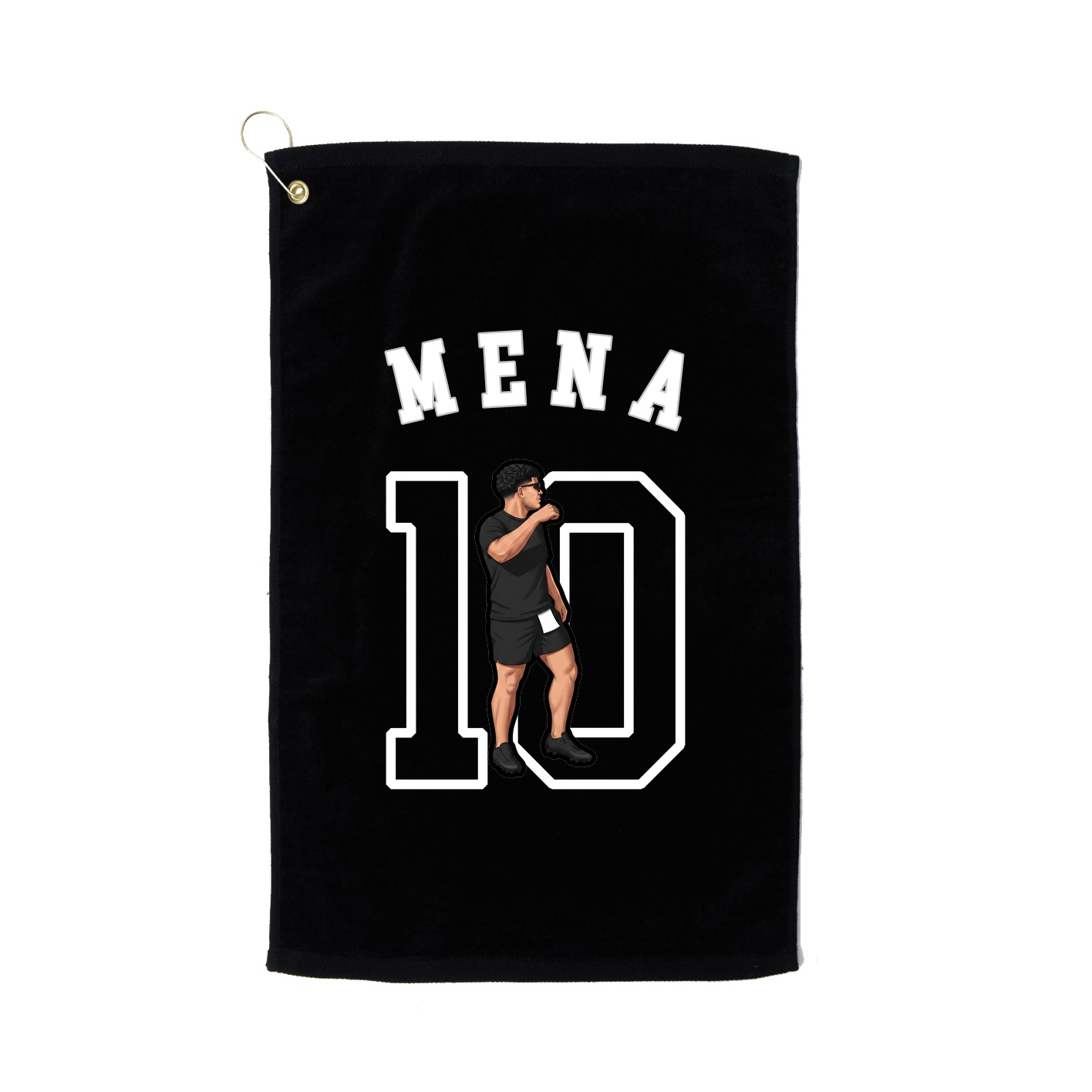 Golf Towel — Shirsey Arch in Black