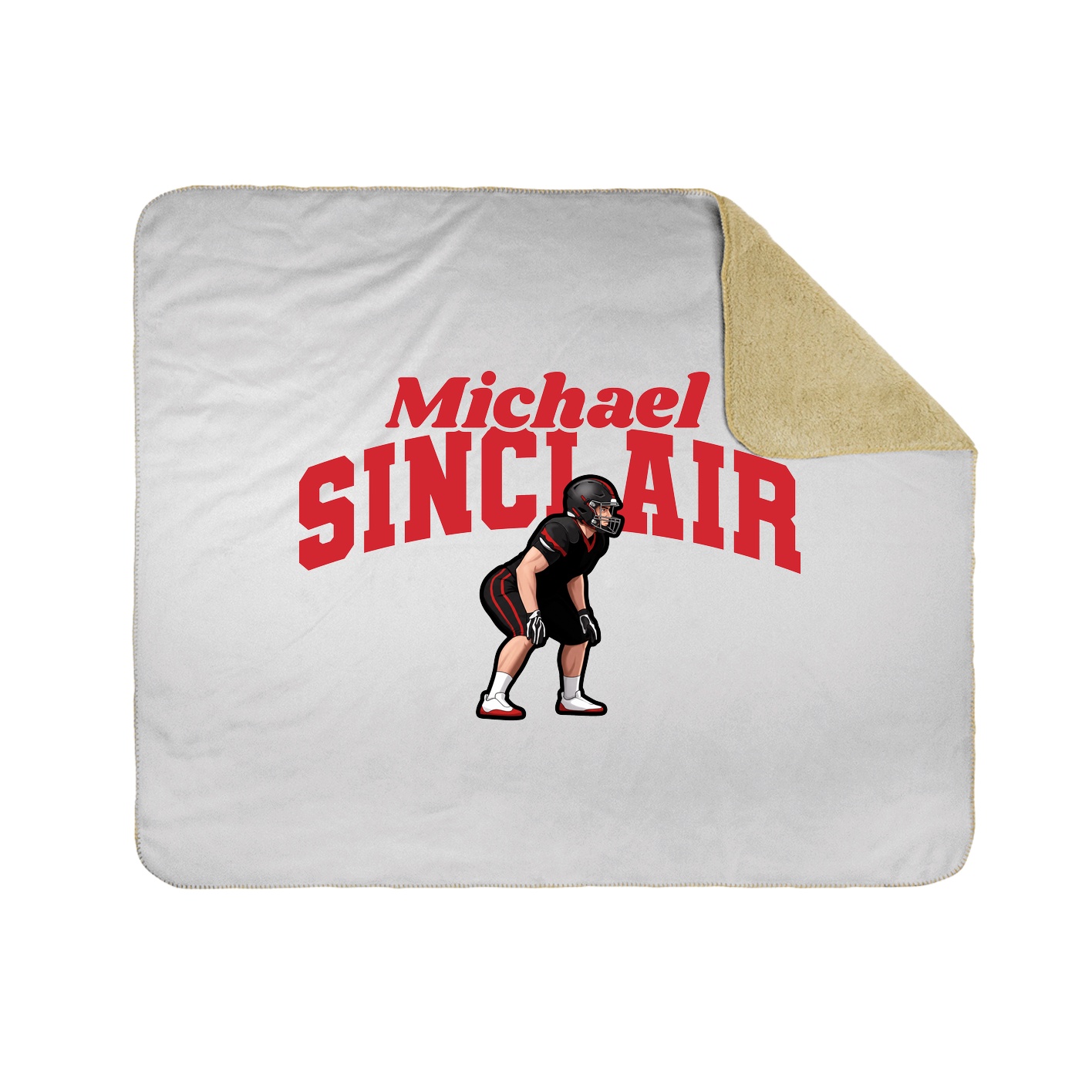 Throw Blanket — Signature Arch in White