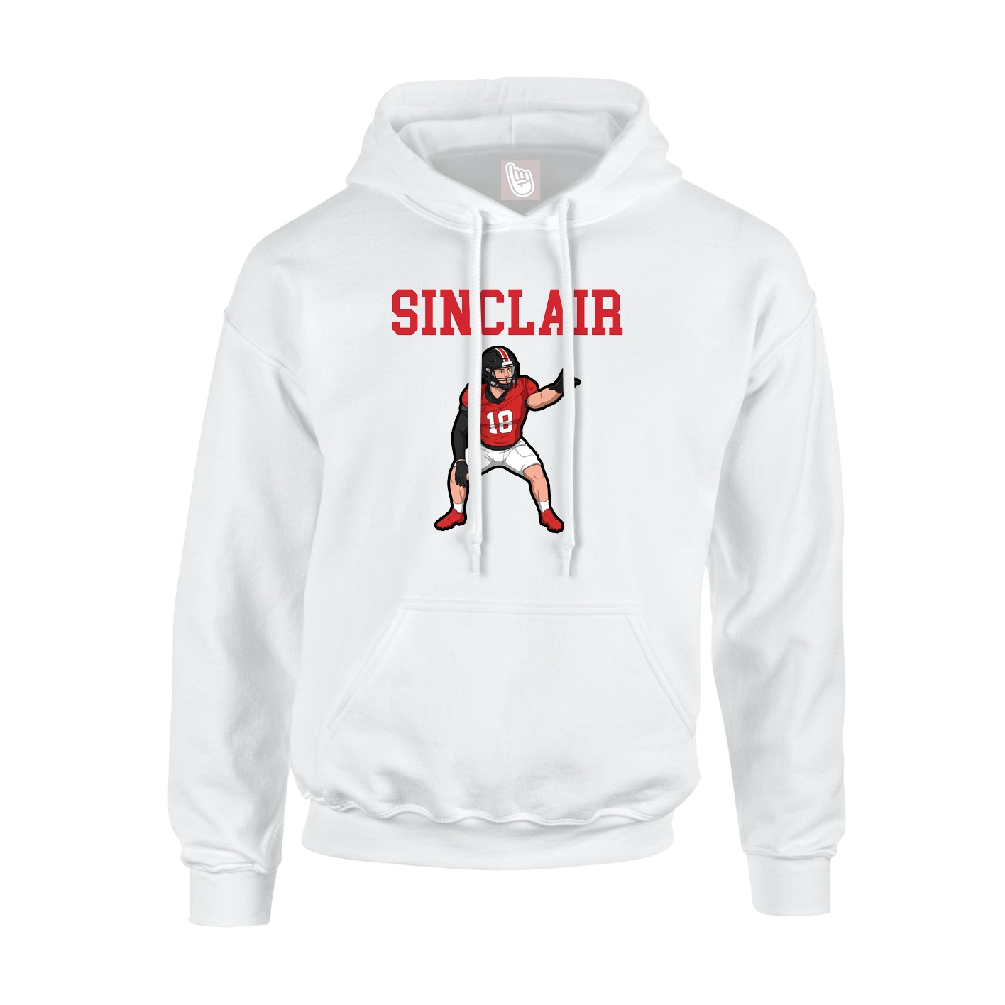 Youth Hoodie — Shirsey in White
