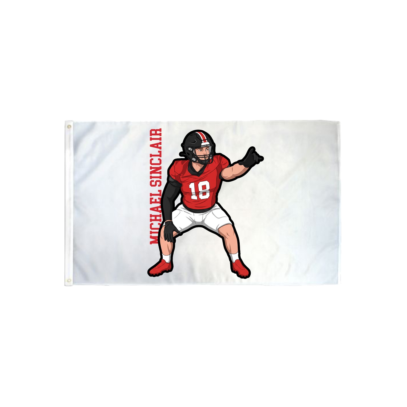 3x5 Flag — Name Vertical in Classic