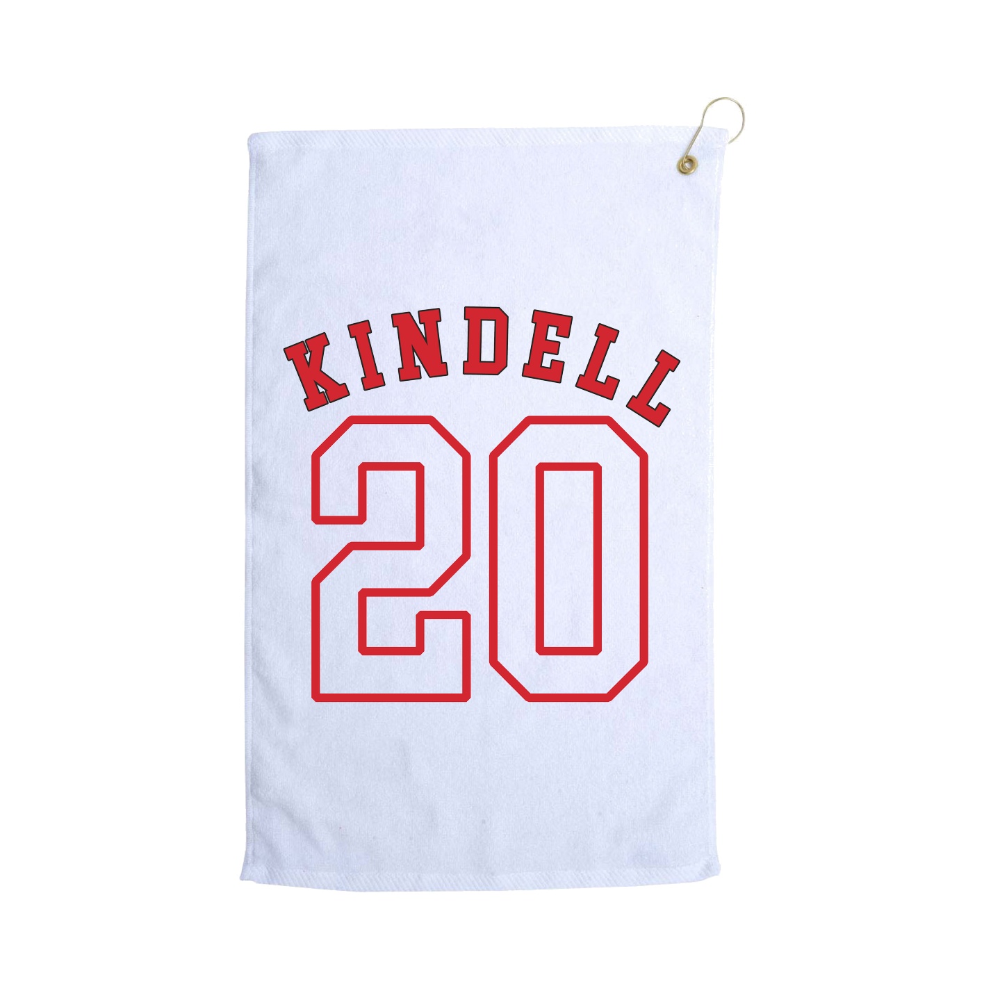 Golf Towel — Shirsey Arch in White