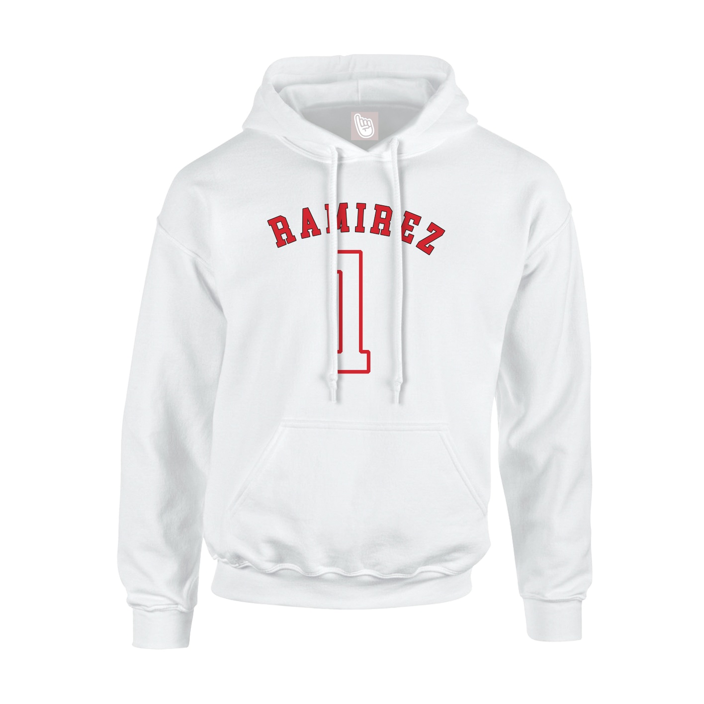 Hoodie — Shirsey Arch in White