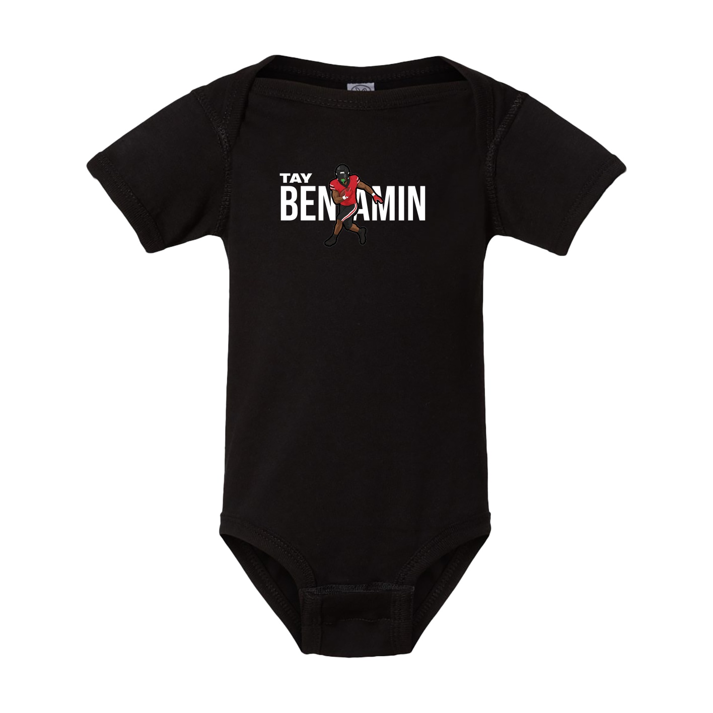 Baby Onesie — Player Name in Black