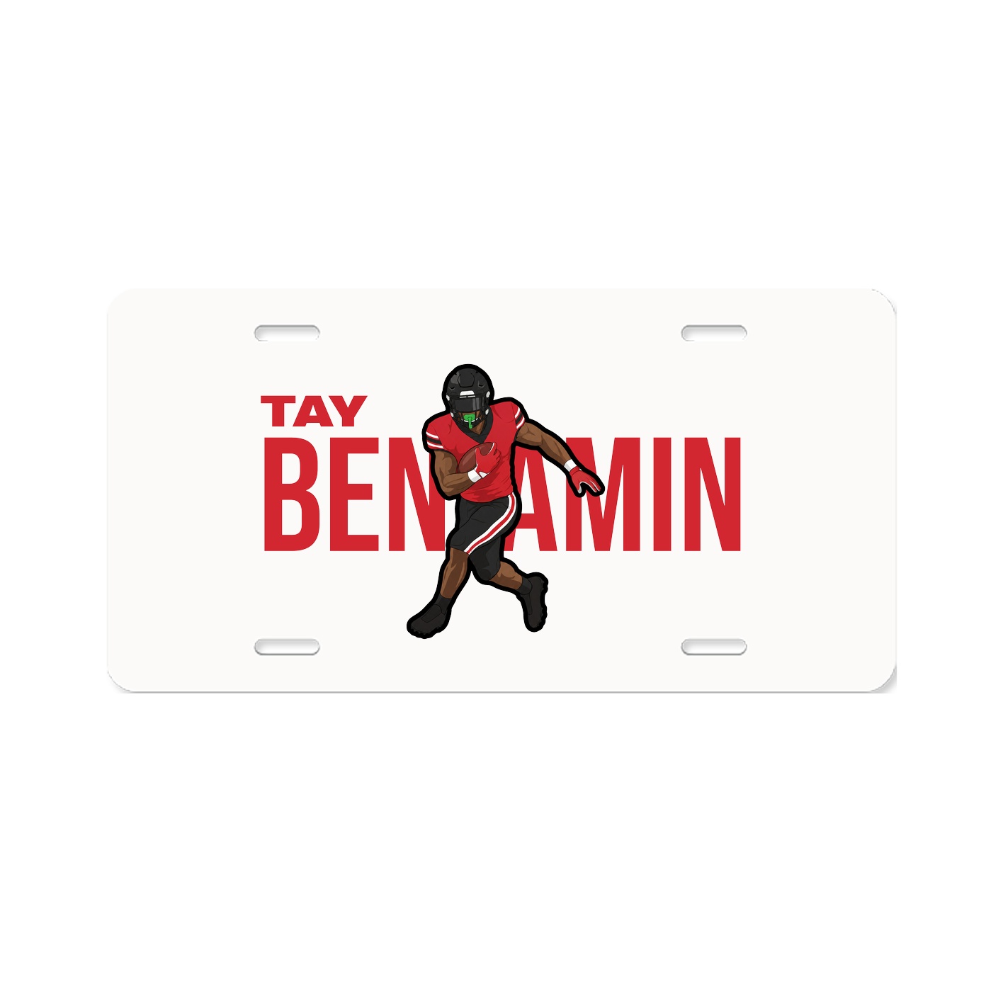 License Plate — Player Name in Classic