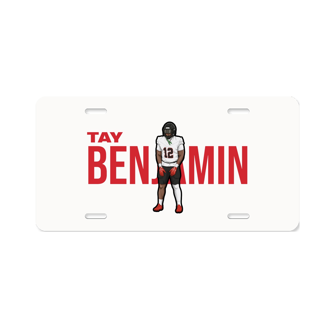 License Plate — Player Name in Classic