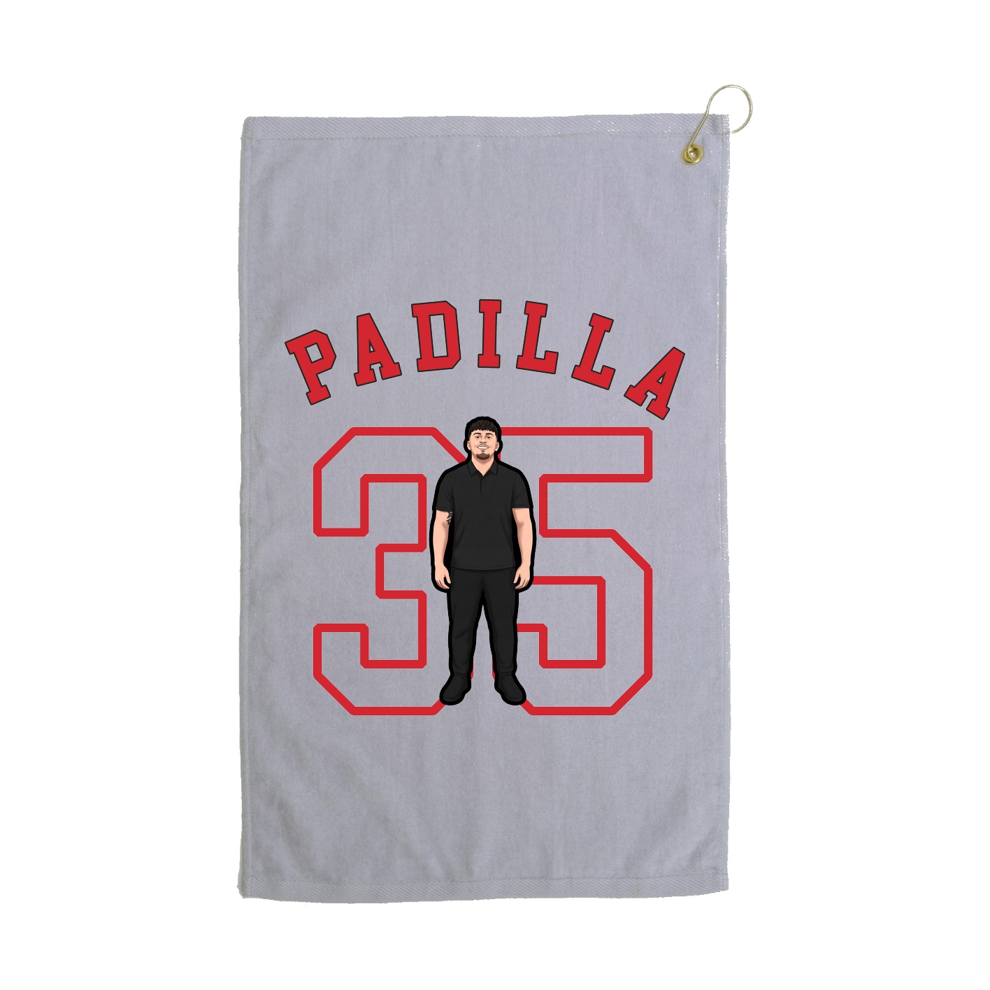 Golf Towel — Shirsey Arch in Grey
