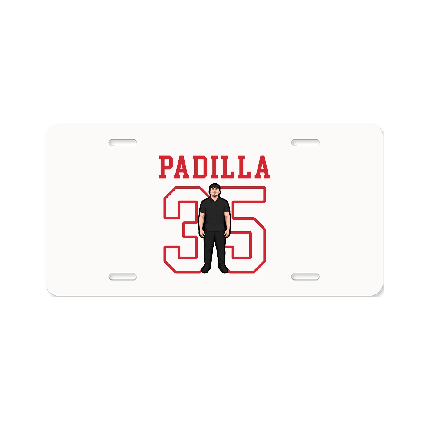 License Plate — Shirsey in Classic
