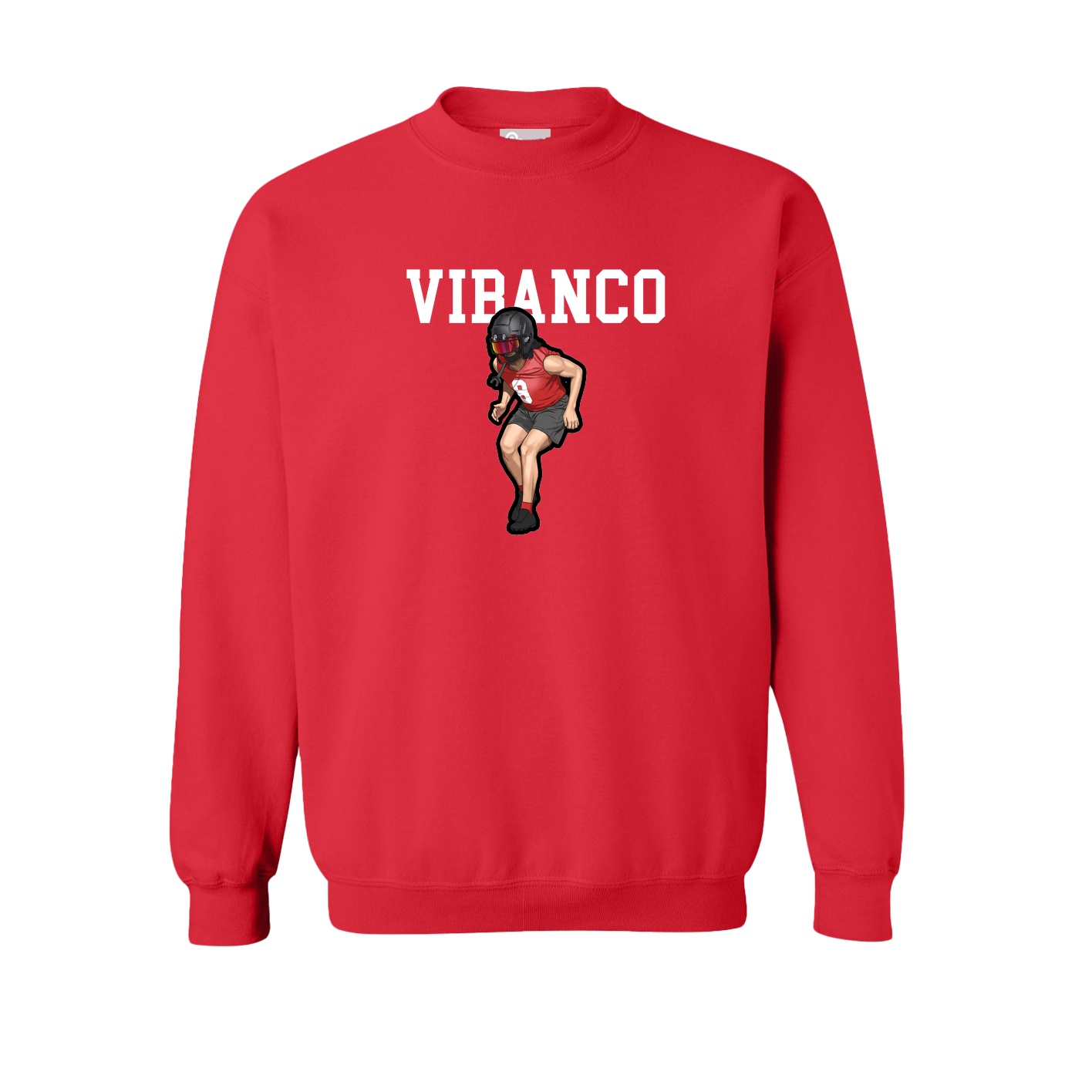 Fleece Crew — Shirsey in Red